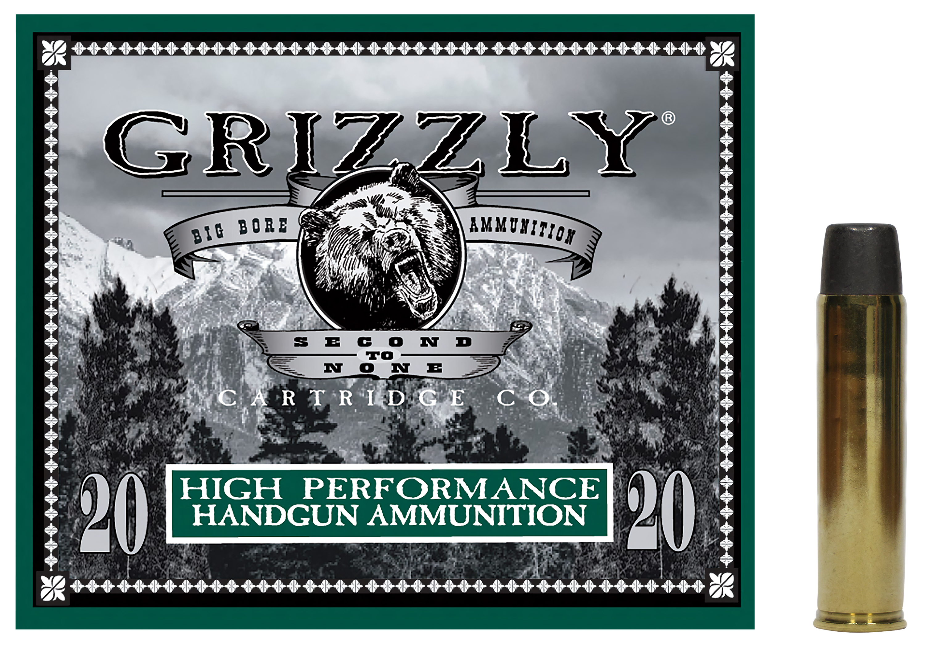 Grizzly Ammunition .460 Smith & Wesson 335 Grain Handgun Ammo - Grizzly Ammunition