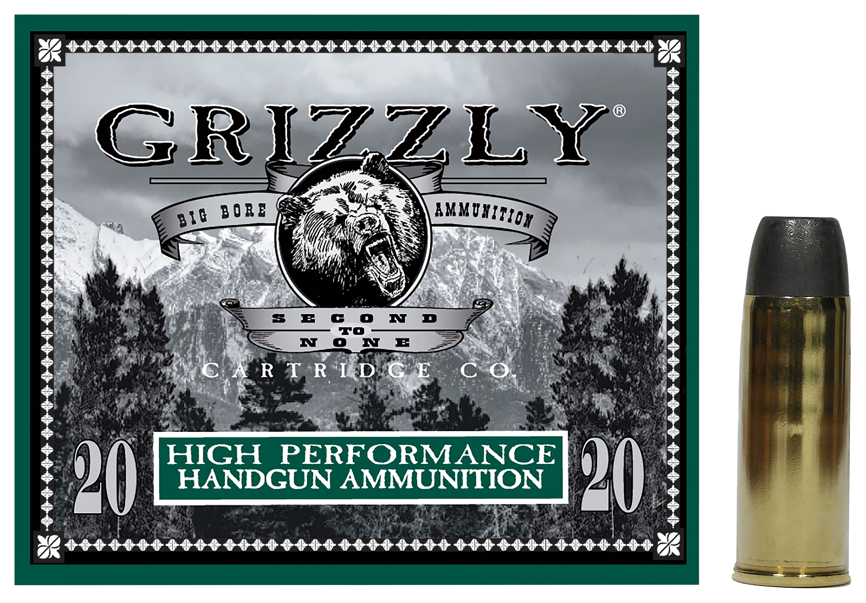 Grizzly Ammunition .480 Ruger 425 Grain Handgun Ammo
