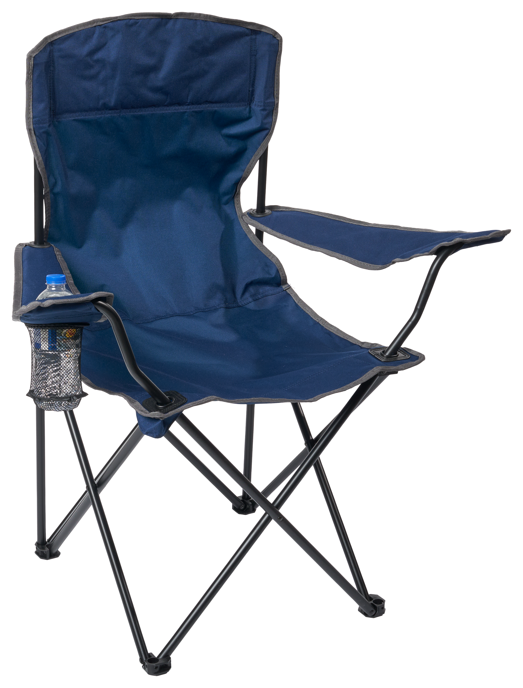 Image of Bass Pro Shops Basic Camp Chair with Cupholder - Blue