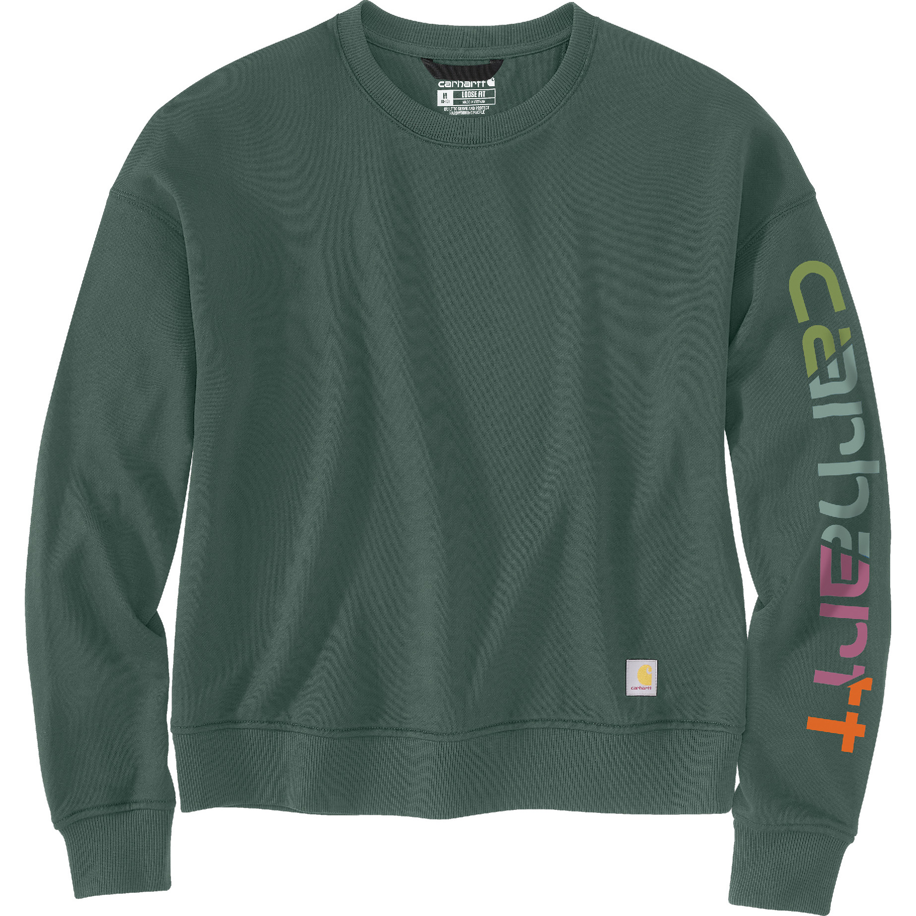 Image of Carhartt Graphic Crew-Neck Long-Sleeve Sweatshirt for Ladies
