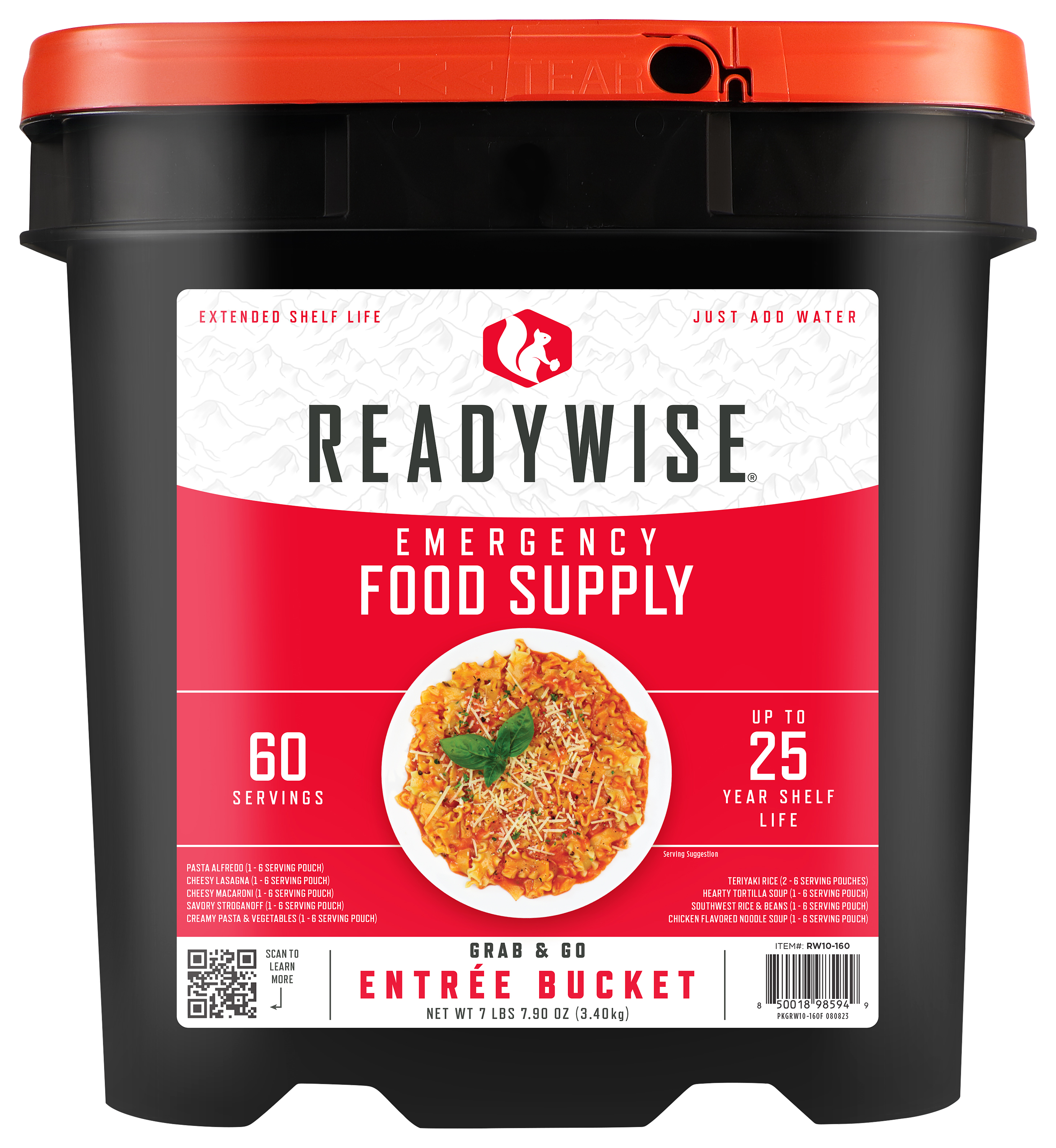 Image of ReadyWise Entree Bucket Emergency Food Supply