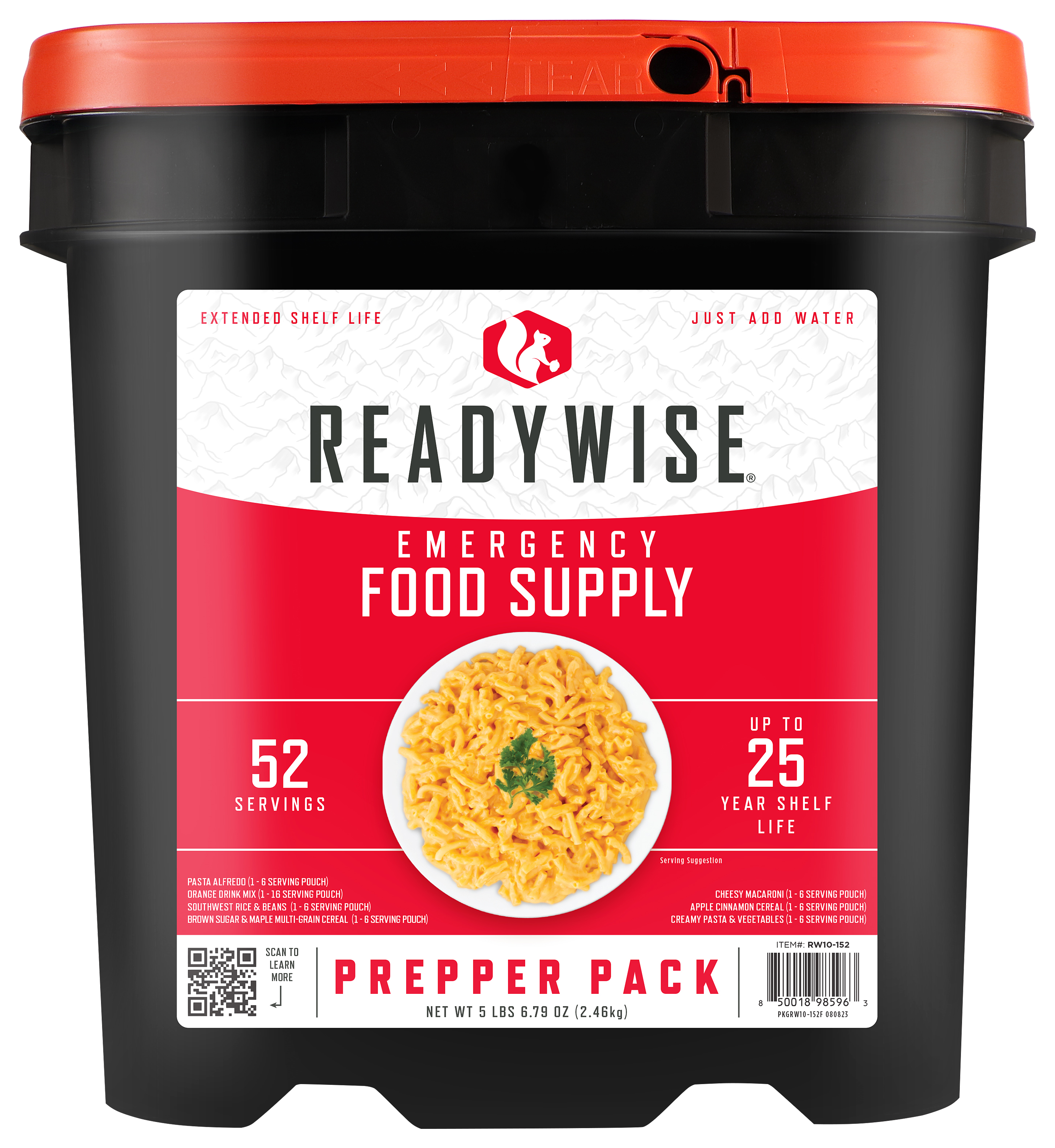 Image of ReadyWise Prepper Pack Emergency Food Supply Bucket