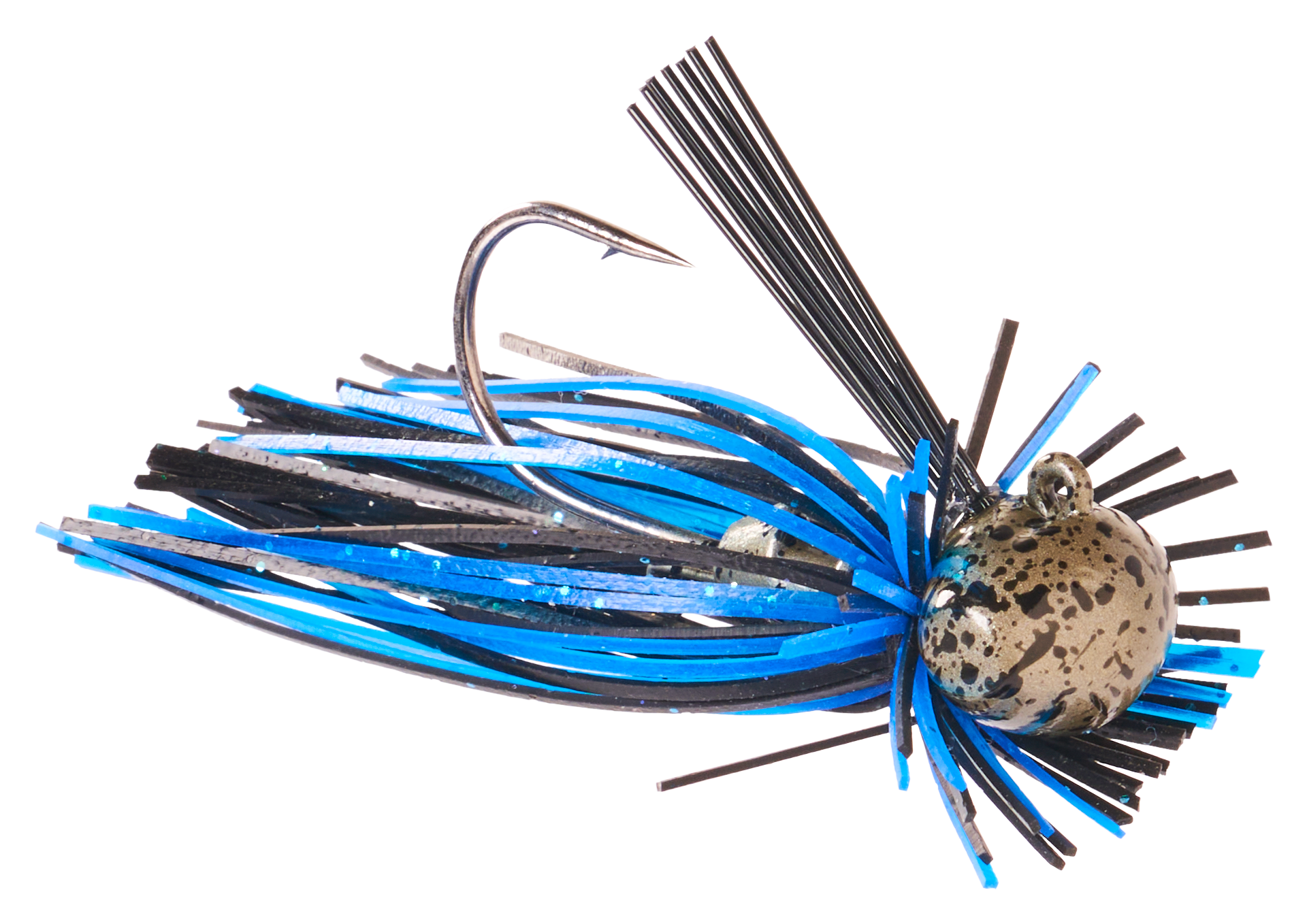 Image of Bass Pro Shops XPS Finesse Football Jig - Black/Blue - 7/16 oz.