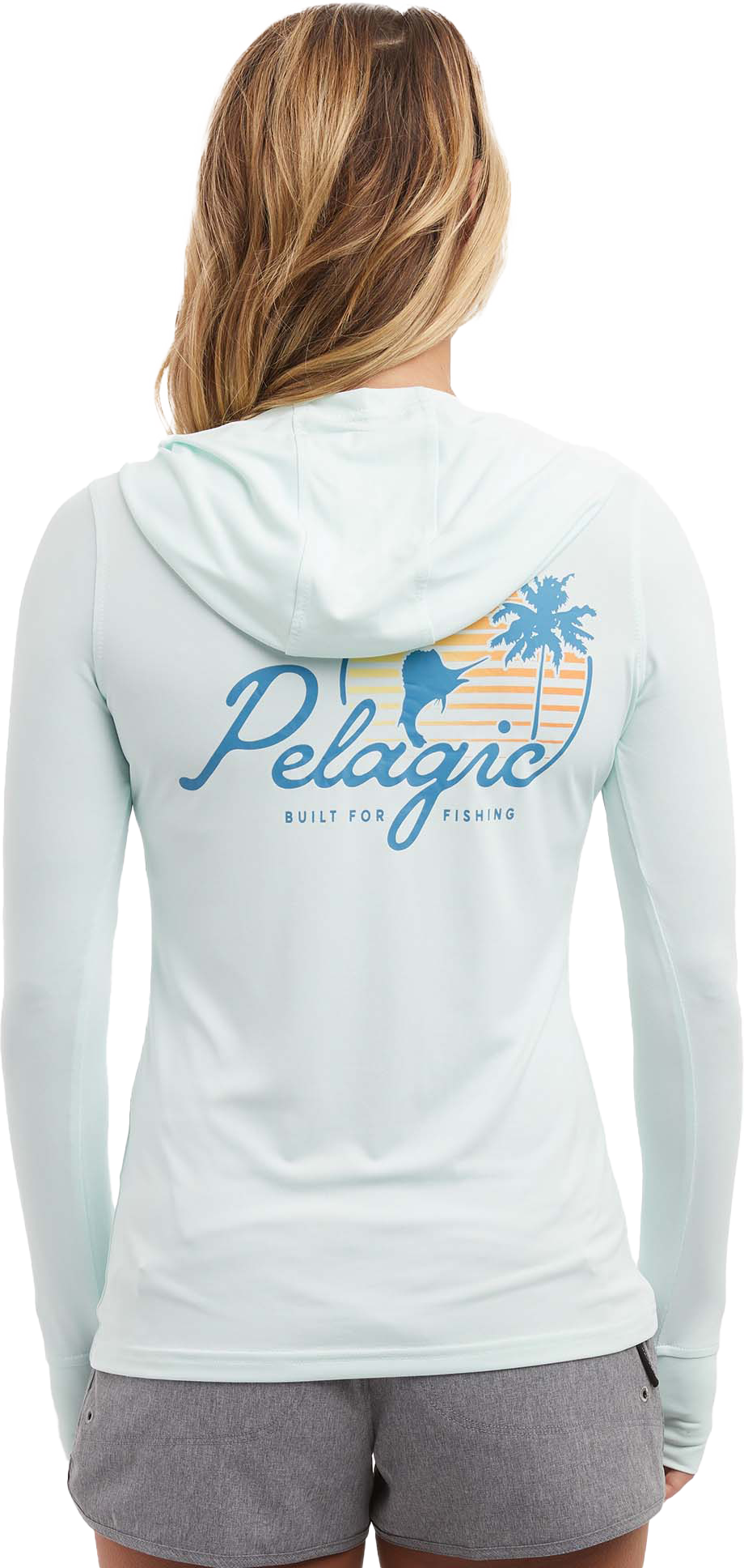 Pelagic Aquatek Sunset Sails Hooded Long-Sleeve Shirt for Ladies