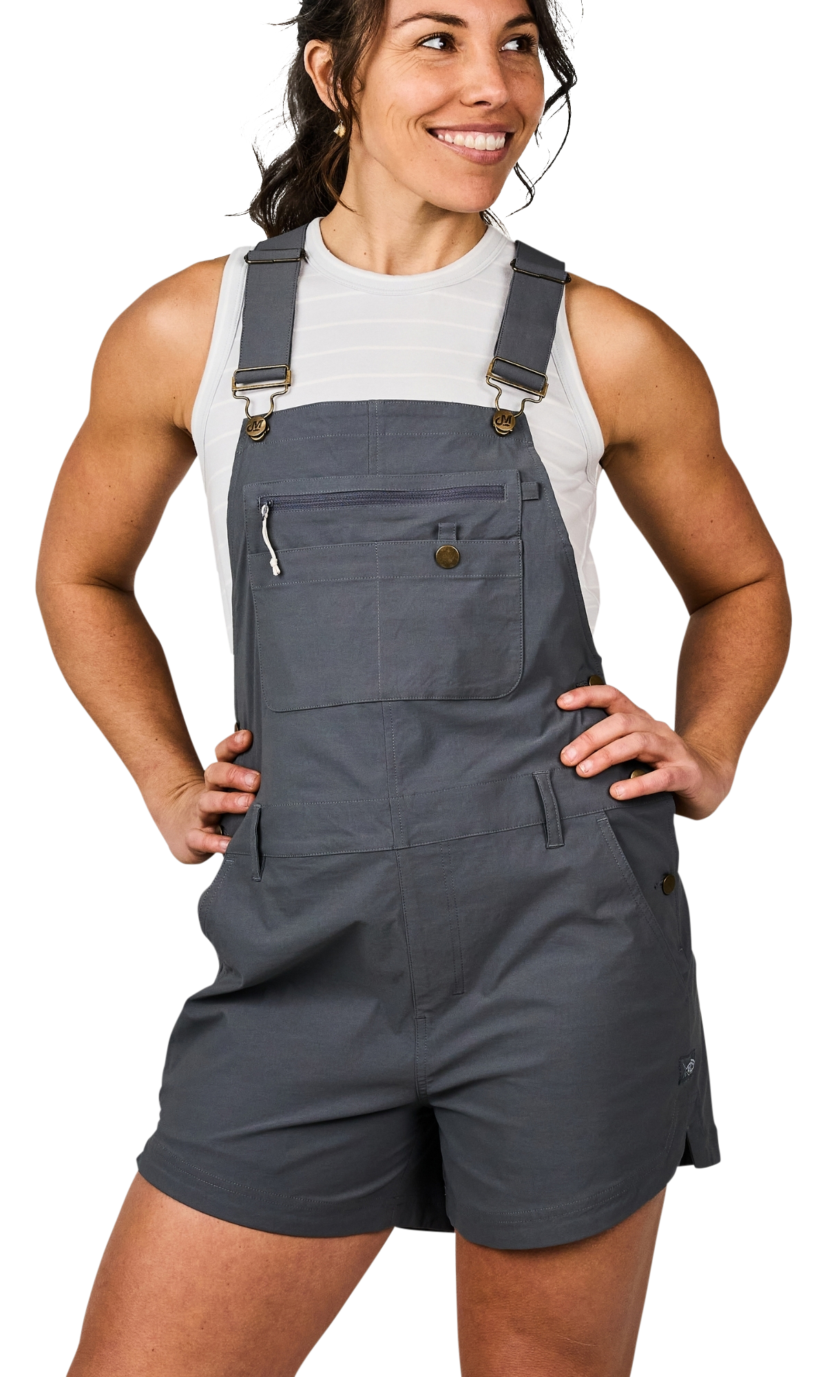 Image of Marsh Wear Escape Shortalls - Charcoal
