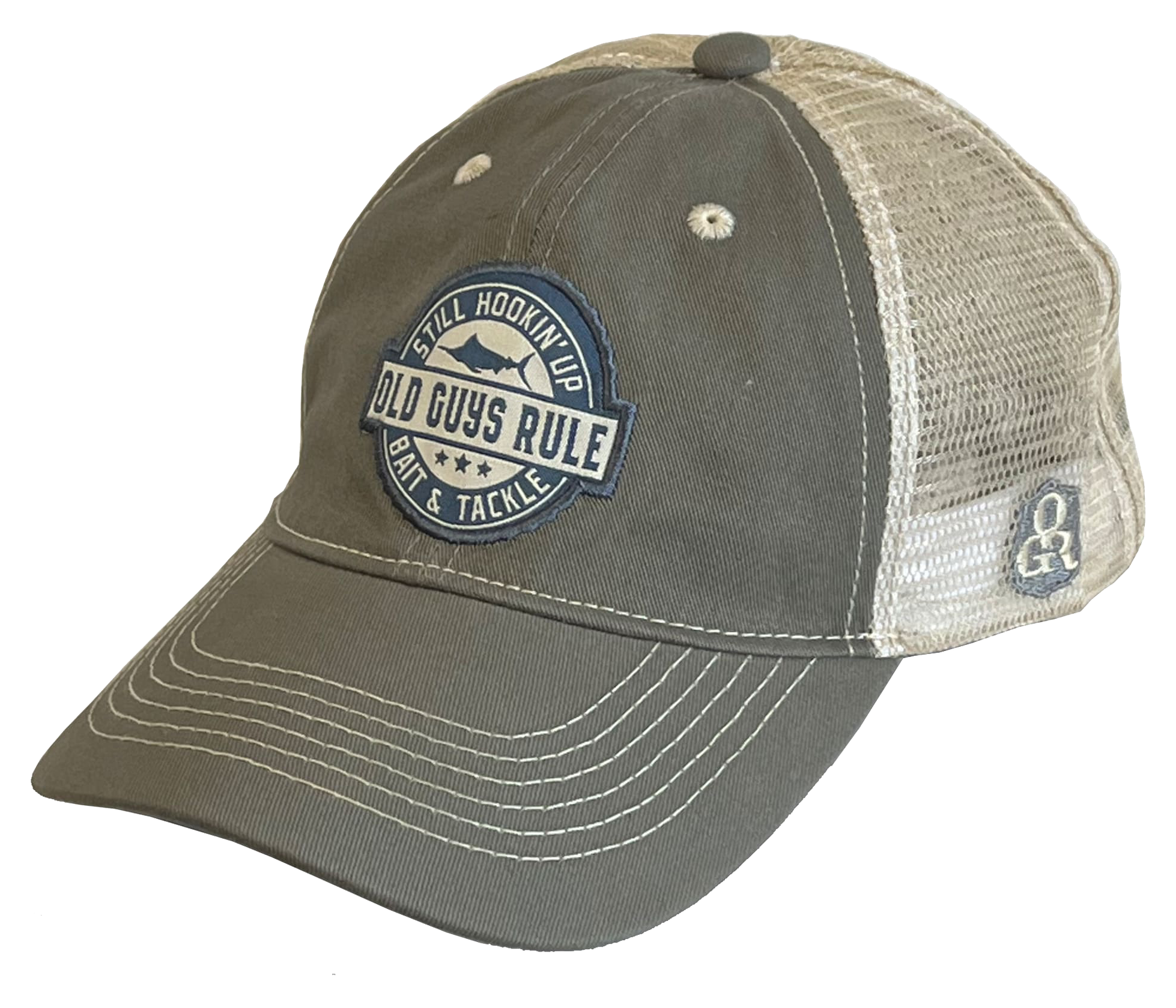 Image of Old Guys Rule Hookin' Up Trucker Cap