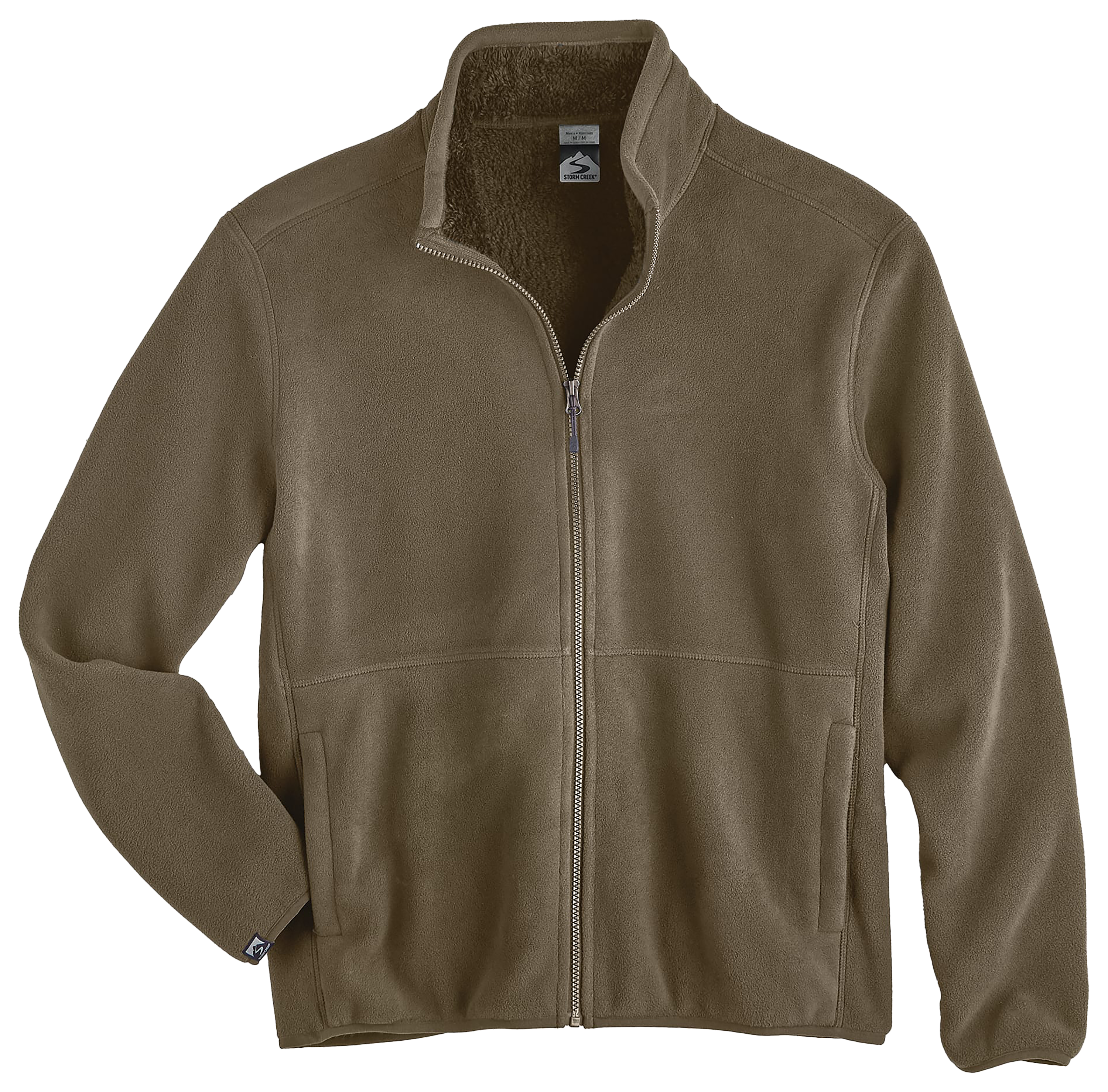 Image of Storm Creek Summit Long-Sleeve Fleece Jacket for Men - Olive Drab - S