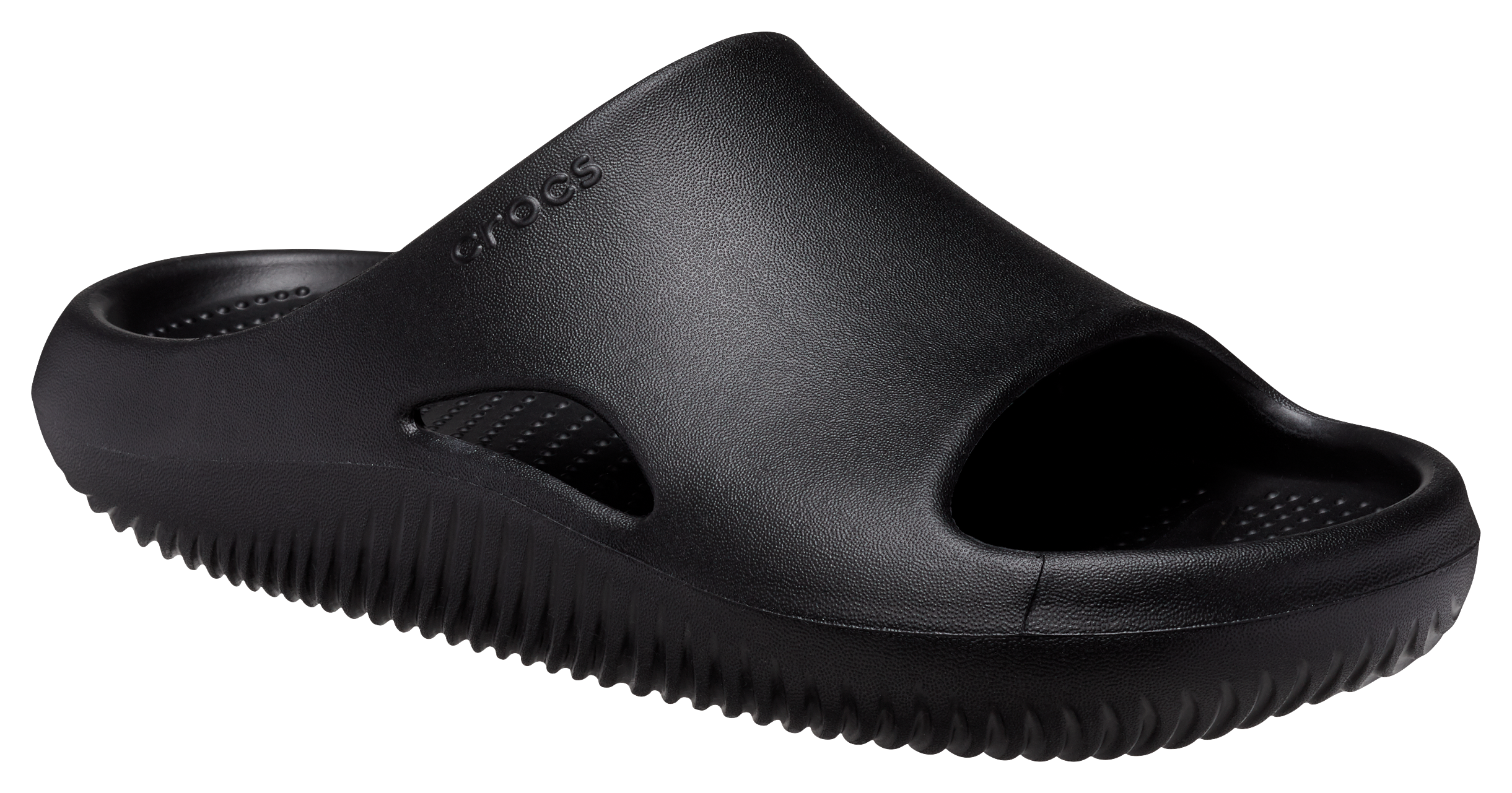 Image of Crocs Mellow Recovery Slide Sandals for Ladies - Black - 8M