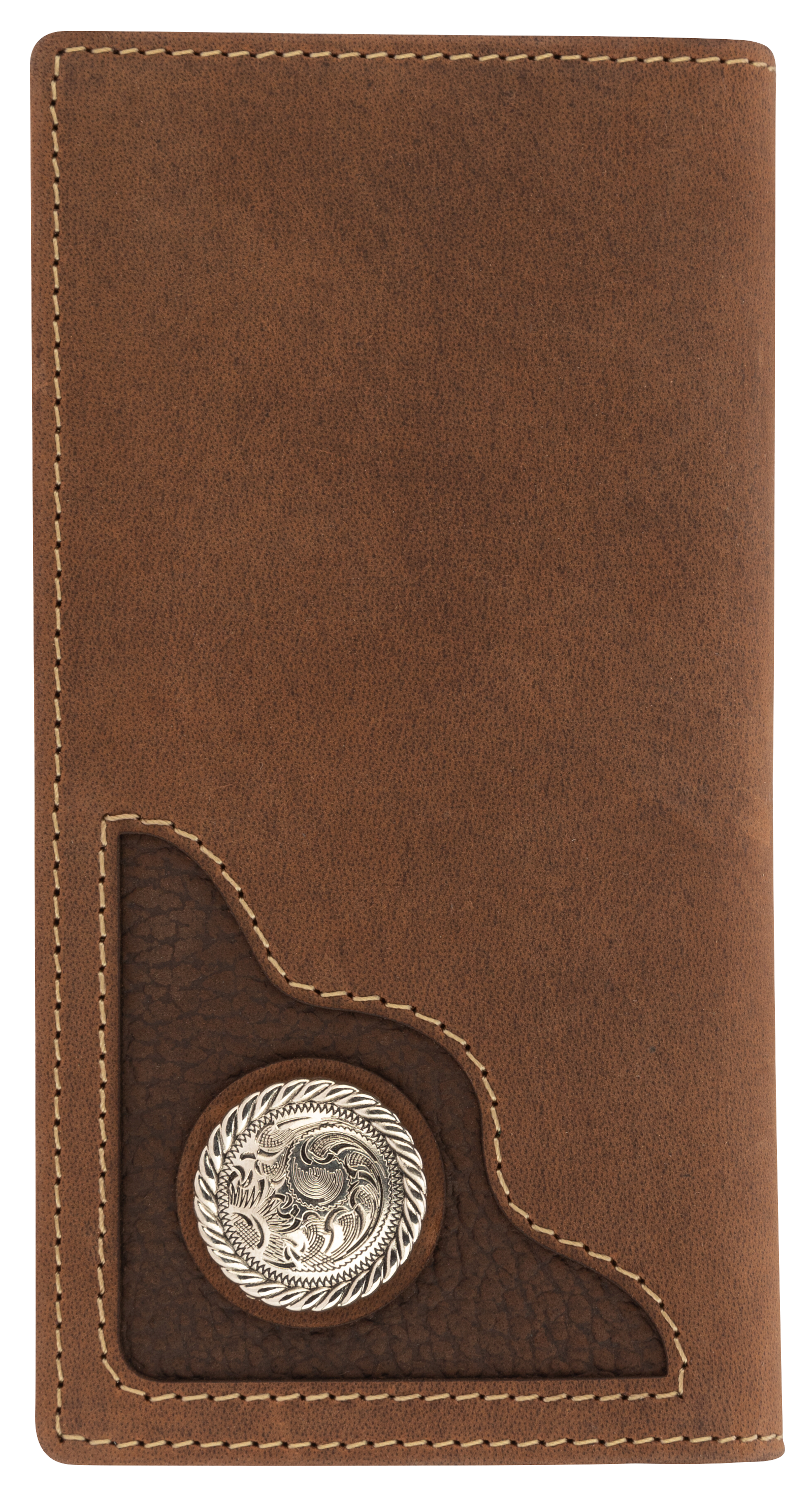 Wrangler Tooled Inlay Rodeo Wallet for Men