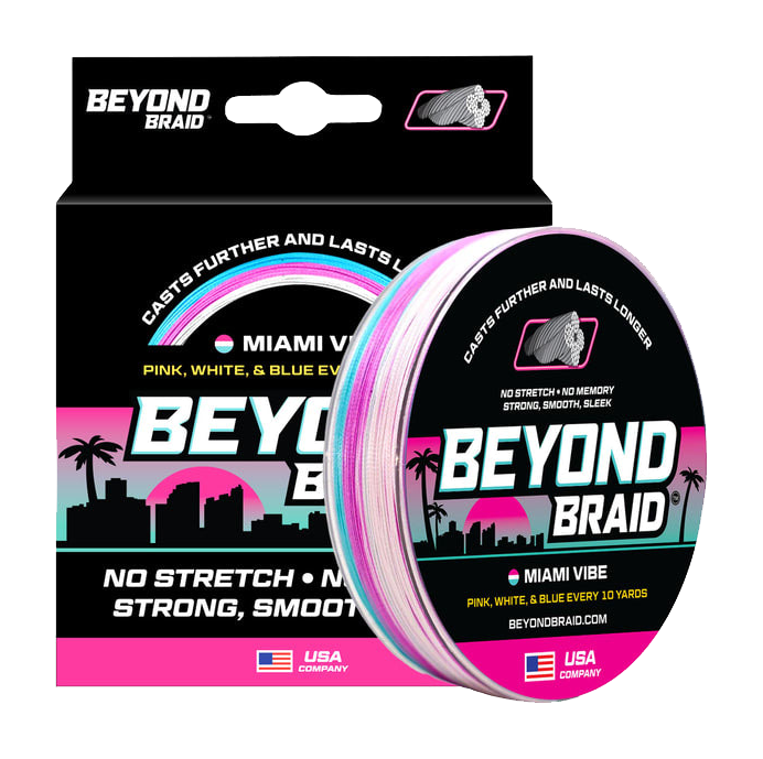 Image of Beyond Braid Braided Fishing Line - Miami Vibe - 500 Yards - 20 lb.