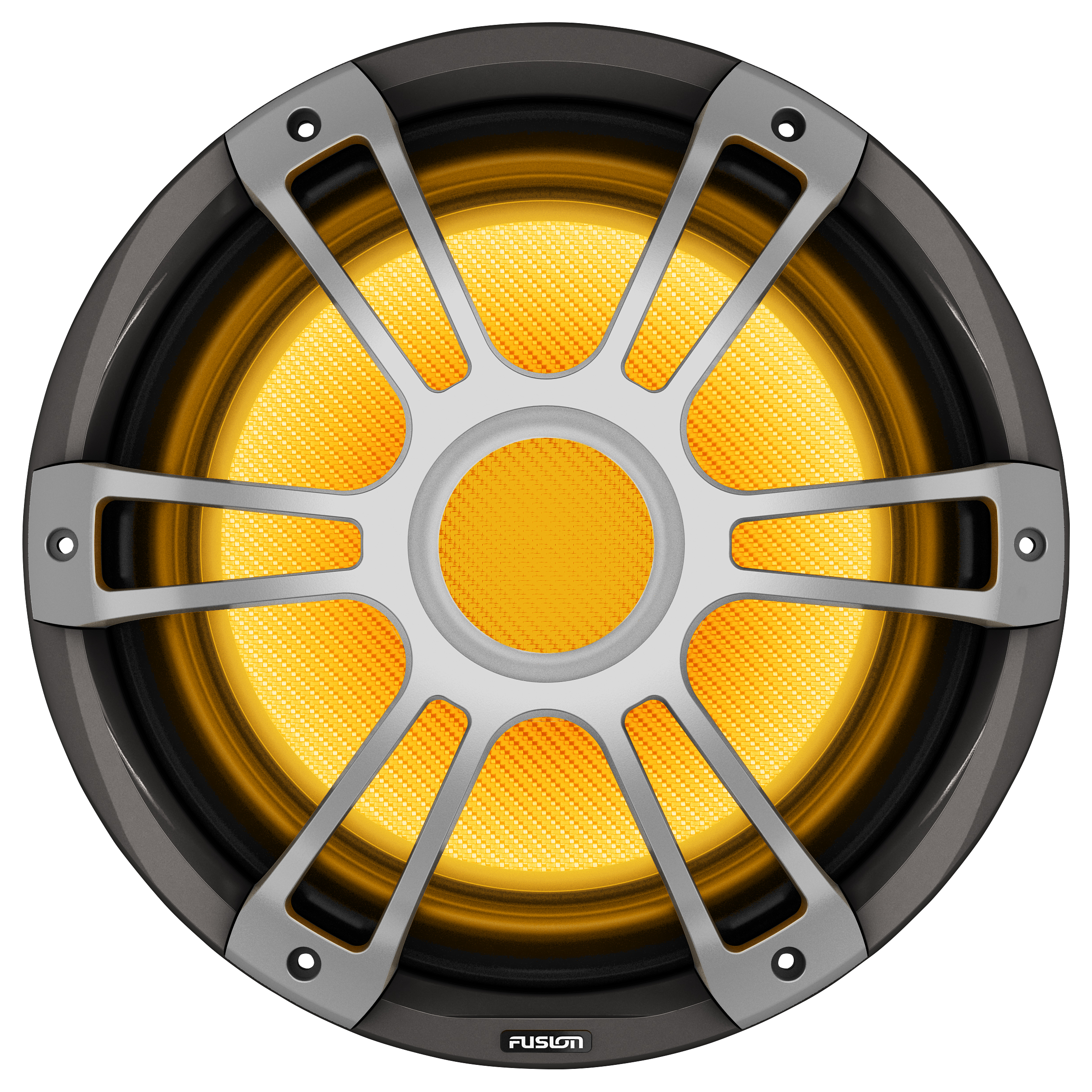 Image of "Garmin Fusion Signature Series 3i 12"" 1,400W LED Marine Subwoofer - Gray"