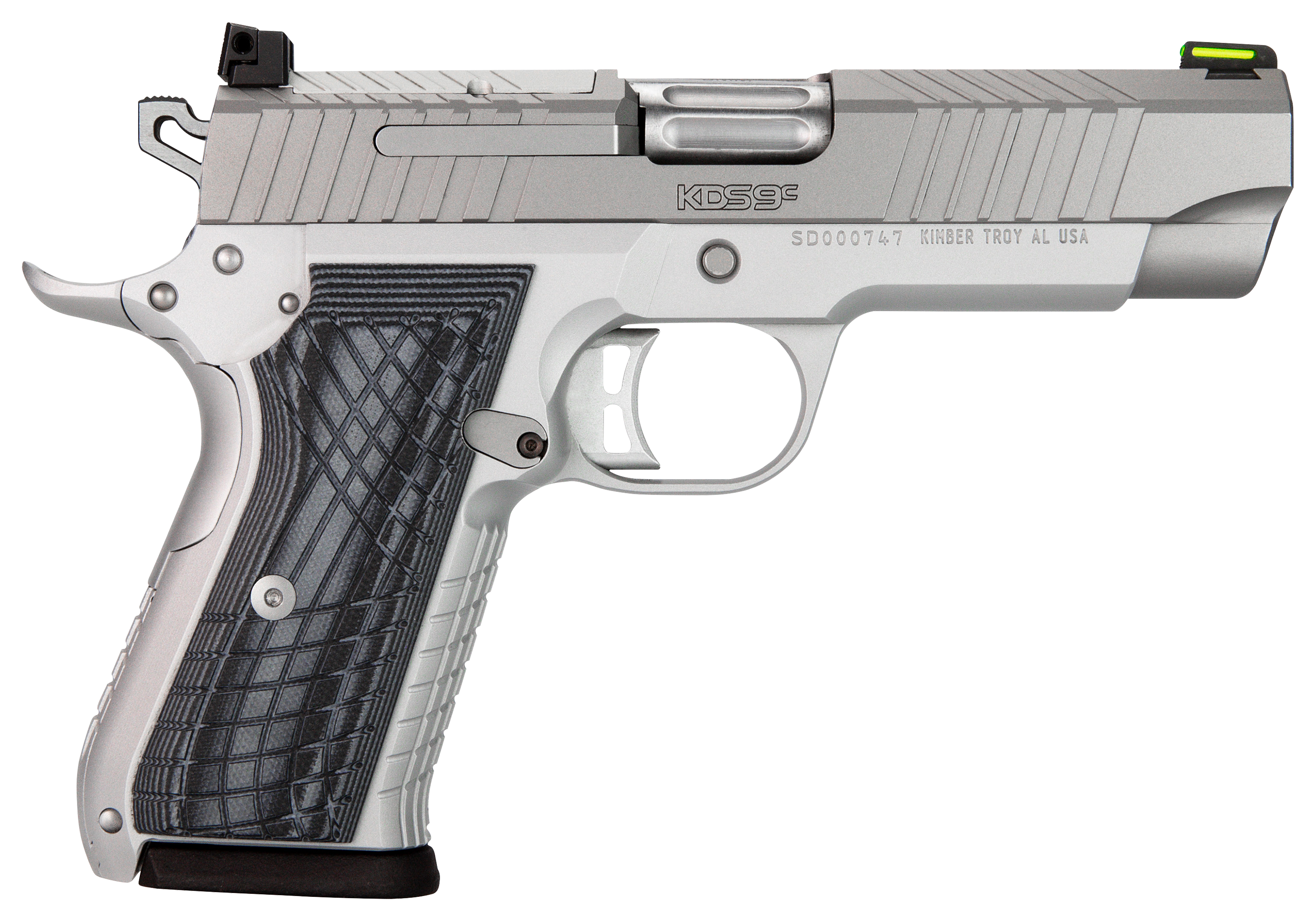 Kimber KDS9C SemiAuto Pistol  Silver  10 Round