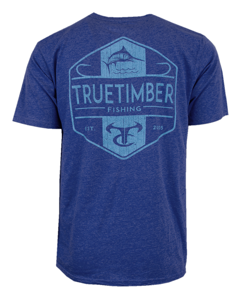 Image of TrueTimber Fishing Short-Sleeve T-Shirt for Men - Royal Blue - M