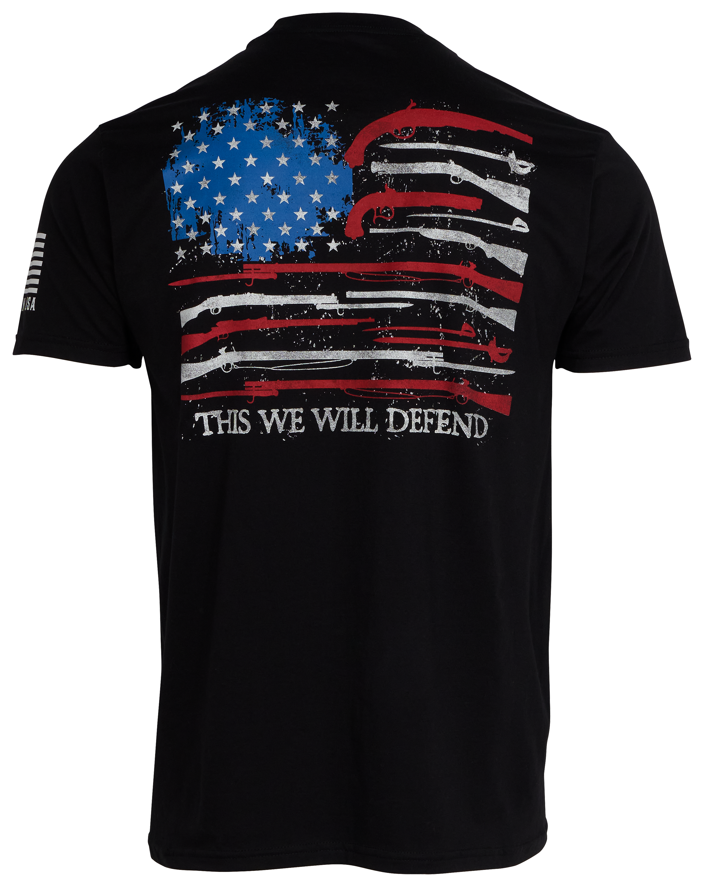 Image of Bass Pro Shops This We Will Defend Short-Sleeve T-Shirt for Men - Black - 2XL