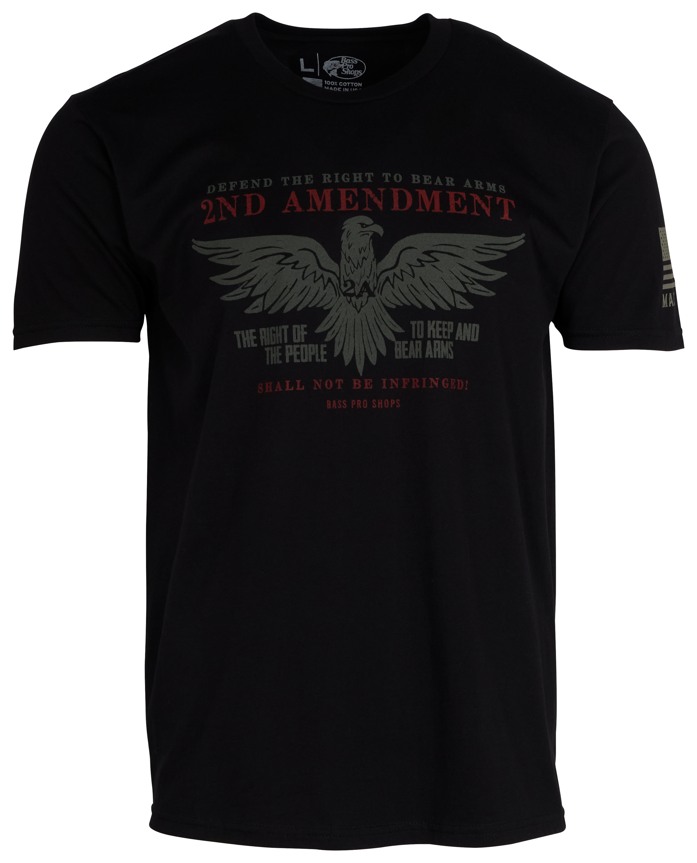 Image of Bass Pro Shops 2nd Amendment Eagle Short-Sleeve T-Shirt for Men