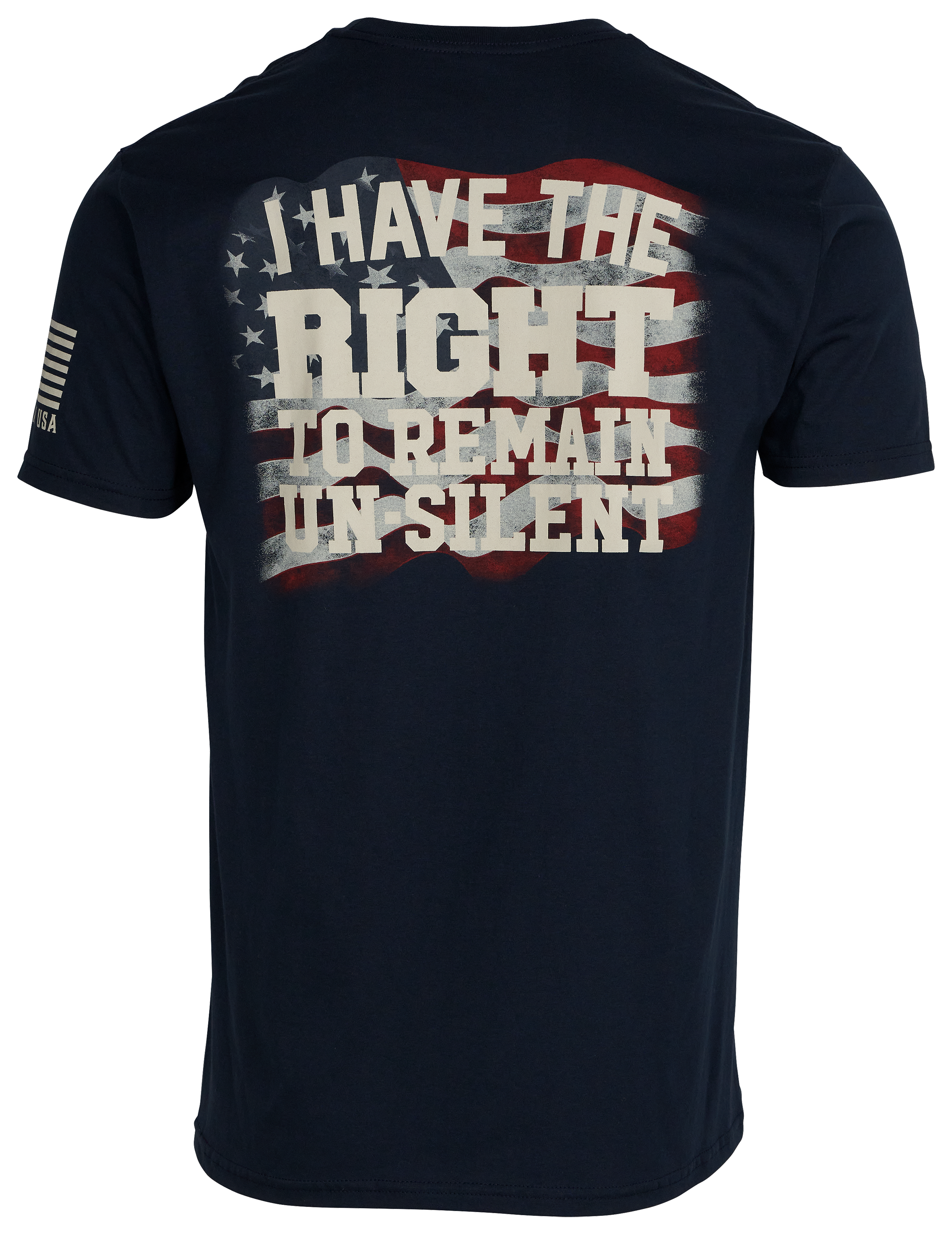 Image of Bass Pro Shops Right To Remain Un-Silent Short-Sleeve T-Shirt for Men - Navy