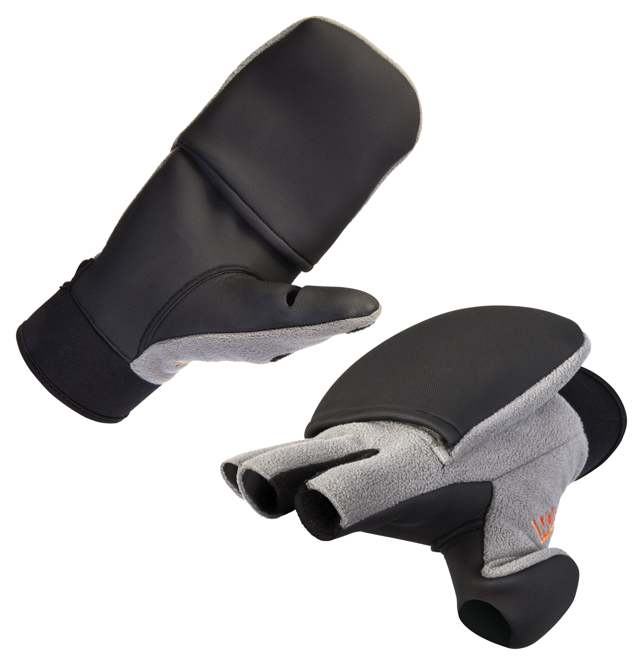 Image of Norfin Helium Flip Top Mittens for Men - Gray - 2XL