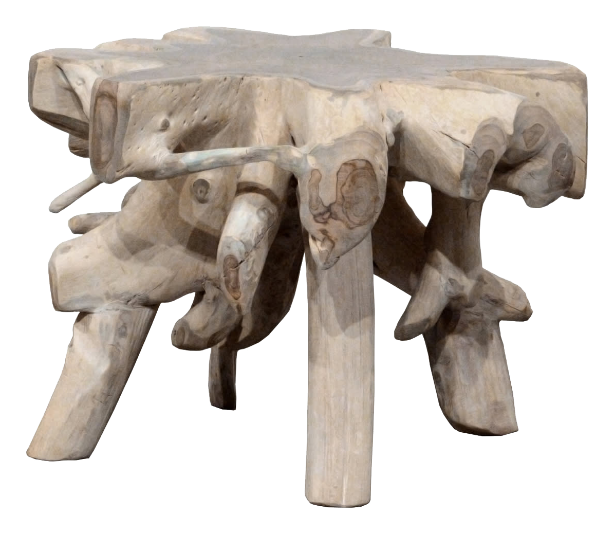 Image of Classic Home Cypress End Table - Natural White Wash