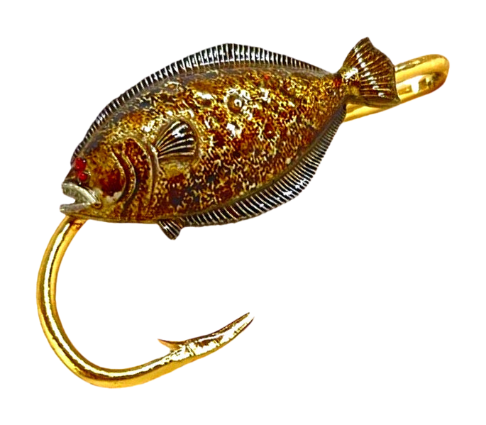 Bass Pro Shops Fish Hook Hat Pin/Tie Clasp
