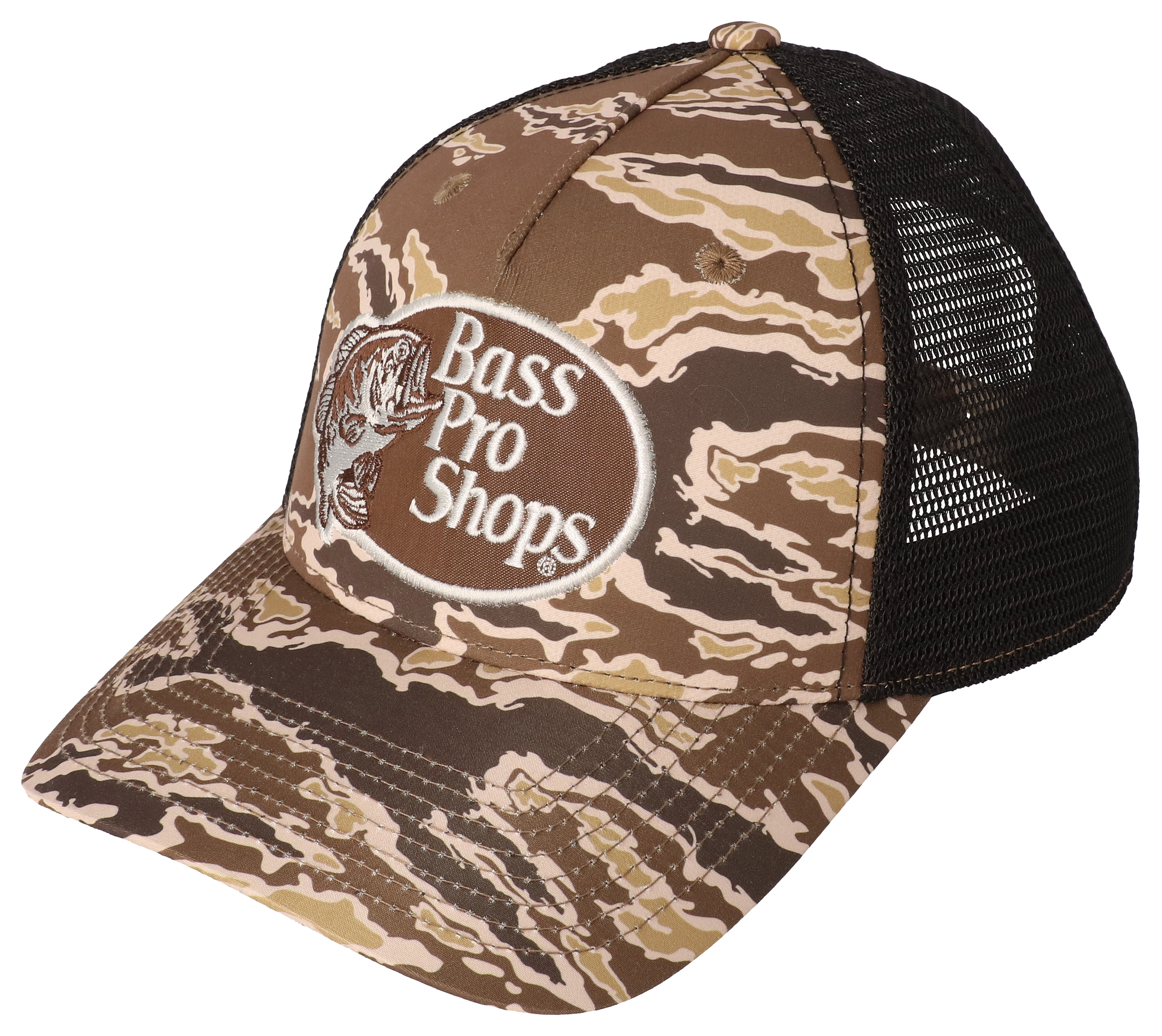 Image of Bass Pro Shops Performance Mesh-Back Cap - Brown Camo