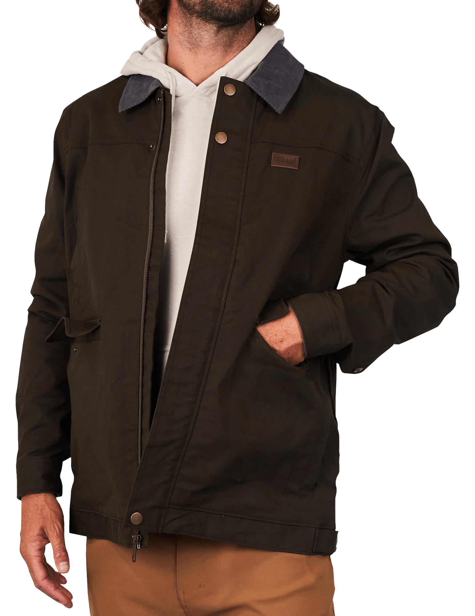 Image of Marsh Wear Wheeler Field Jacket for Men - Canteen - S