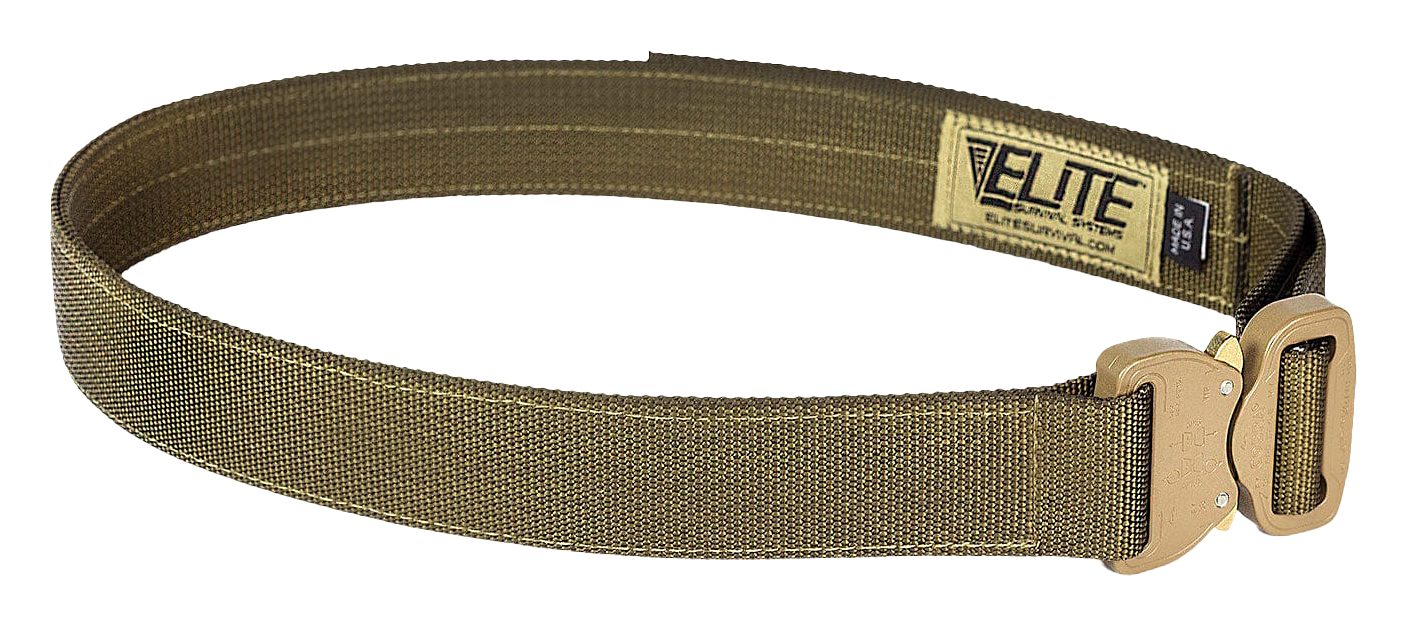 Elite Survival Systems CO Shooter's Belt with Cobra Buckle - XX Large - Tan - Elite Survival Systems