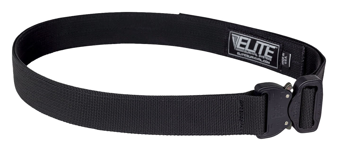 Elite Survival Systems CO Shooter's Belt with Cobra Buckle - Small - Black - Elite Survival Systems