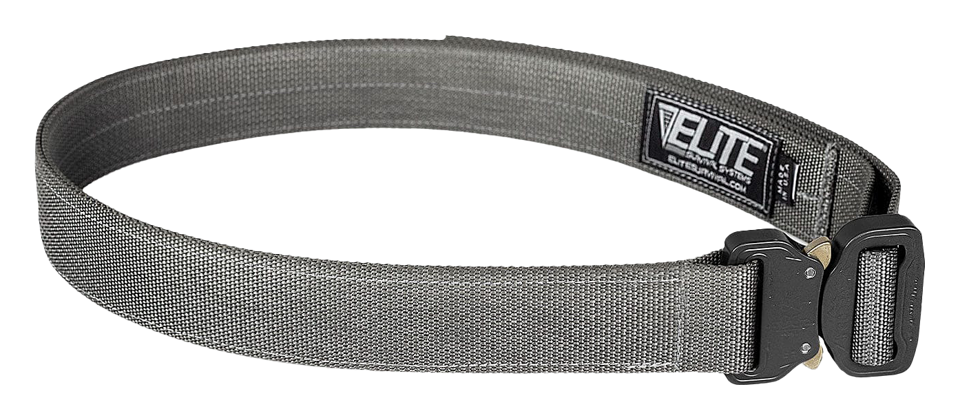 Elite Survival Systems CO Shooter's Belt with Cobra Buckle - Medium - Wolf Grey - Elite Survival Systems