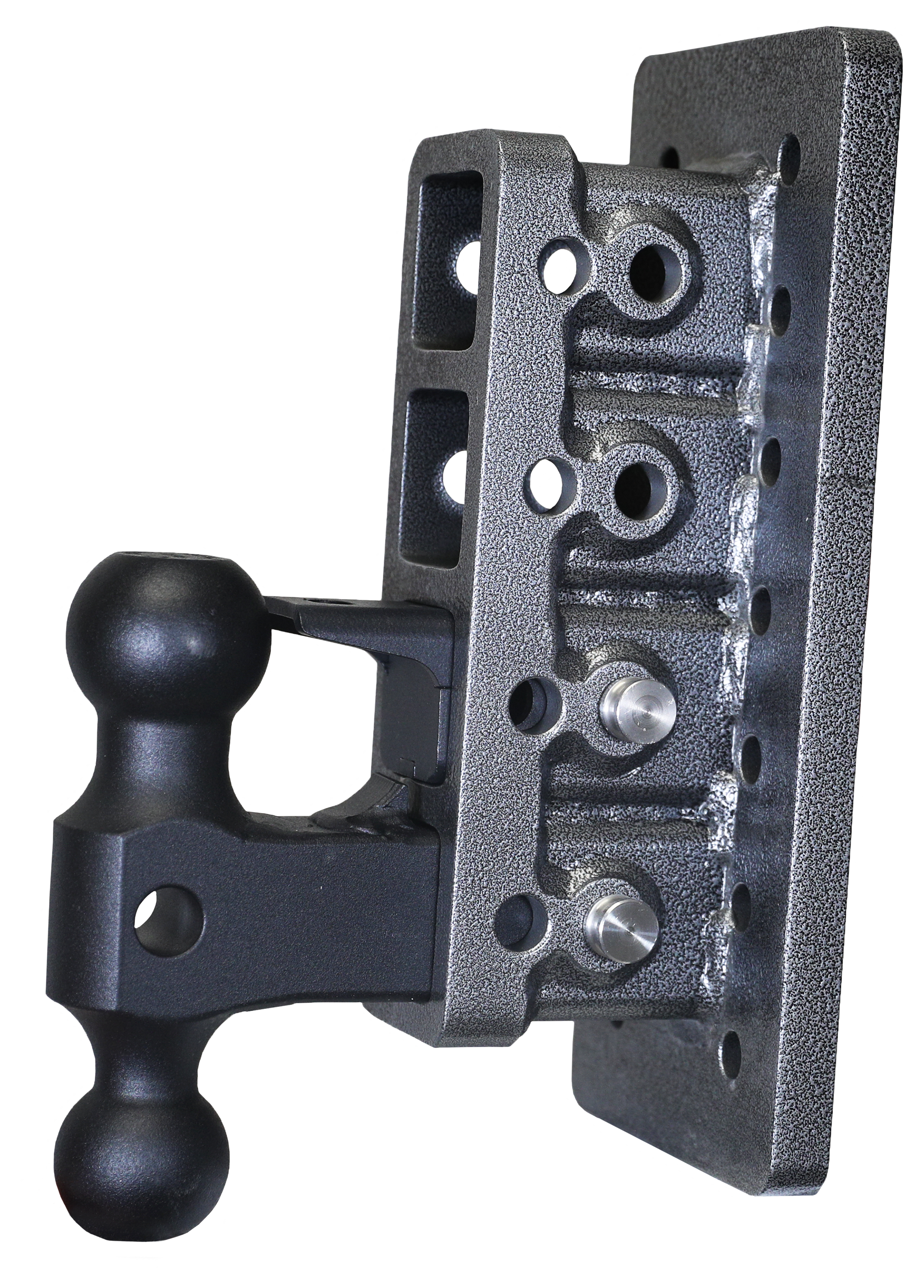 GEN-Y HITCH Mega-Duty Bolt-On 16K Adjustable Hitch with Dual-Ball and Pintle Lock