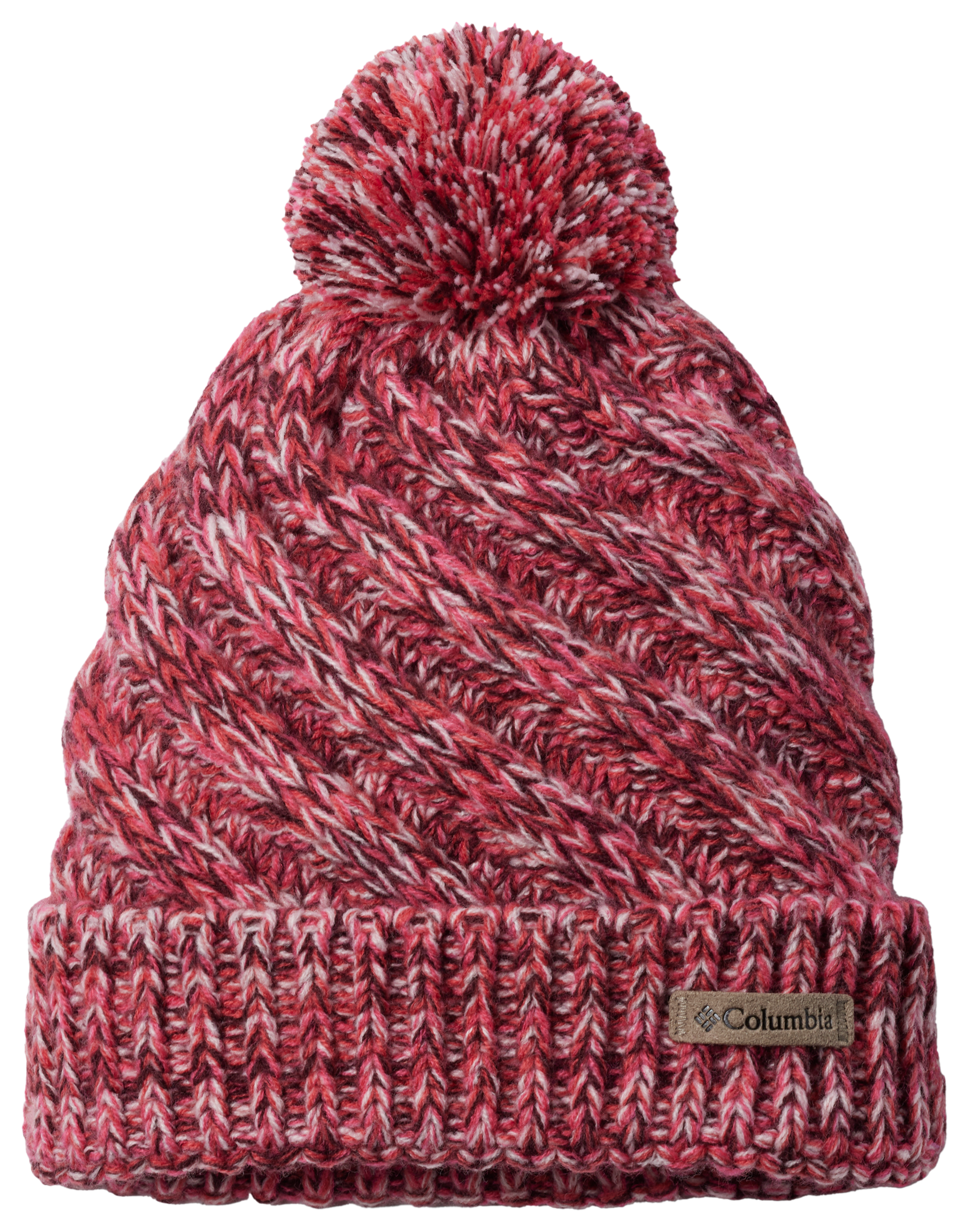 Image of Columbia Bundle Up Fleece-Lined Beanie for Kids - Pink Ice