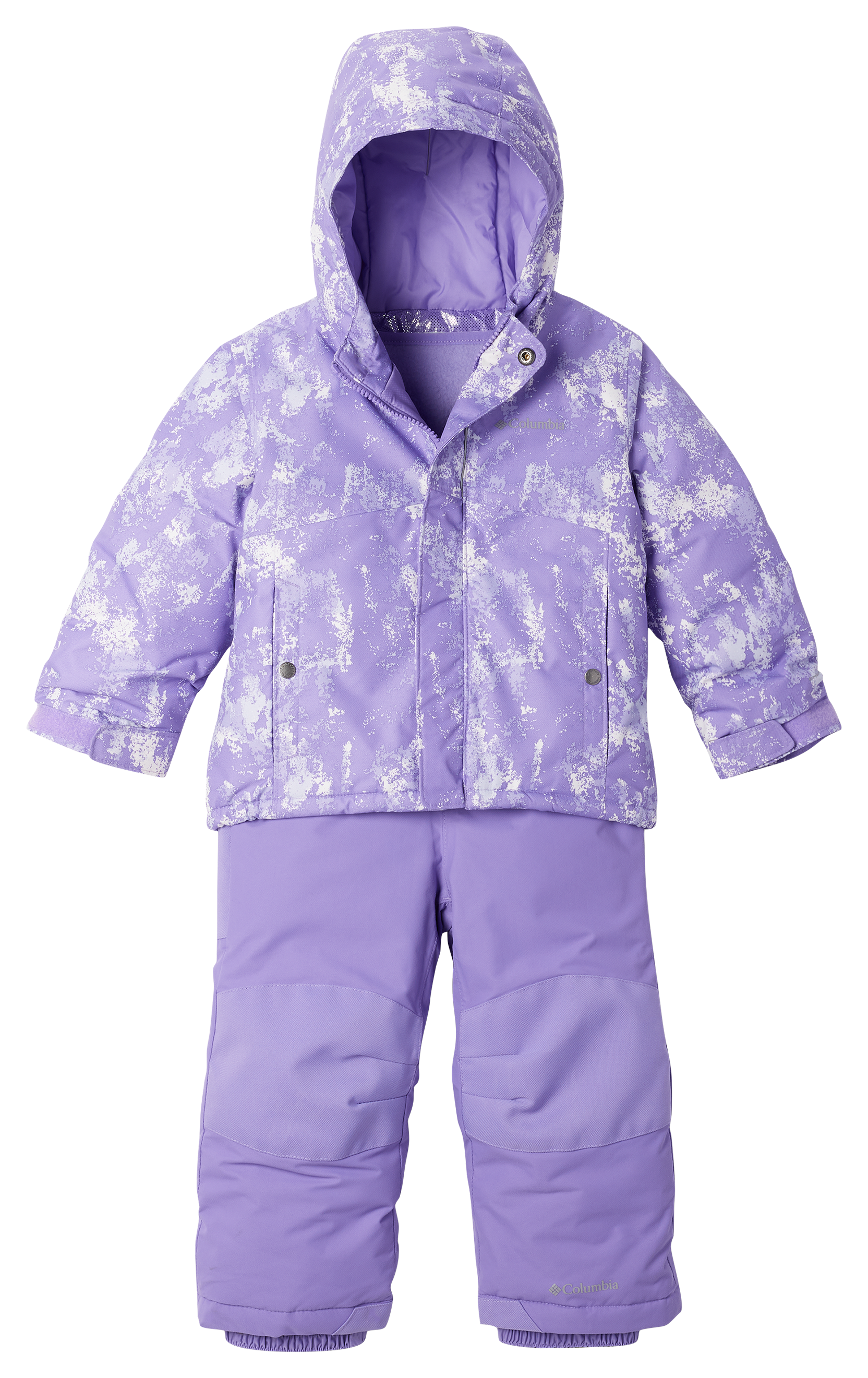 Image of Columbia Buga II Jacket and Bibs Set for Toddlers - Paisley Purple Timberwild/Paisley Purple - 2T