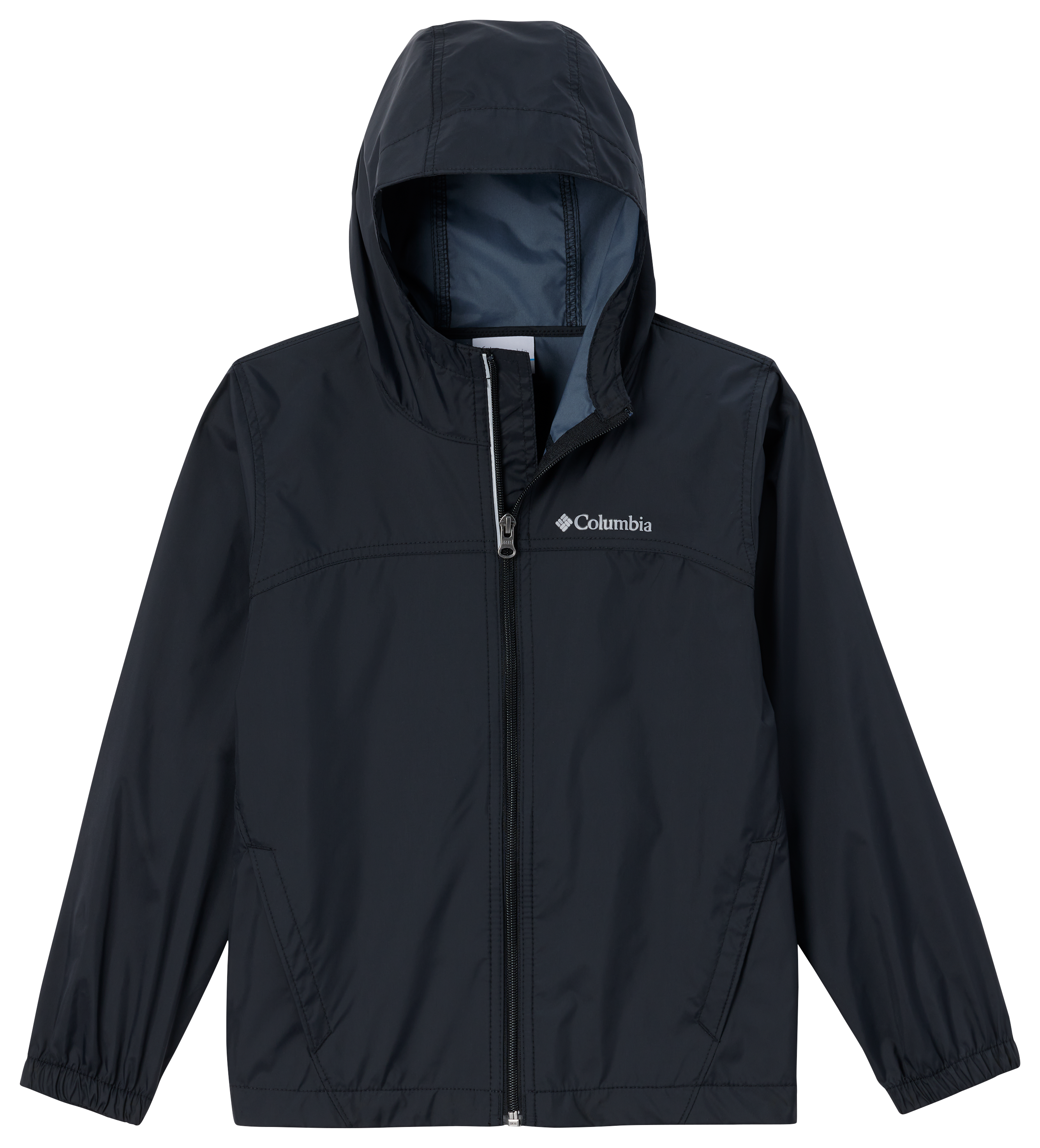 Image of Columbia Glennaker Rain Jacket for Kids - Black - S