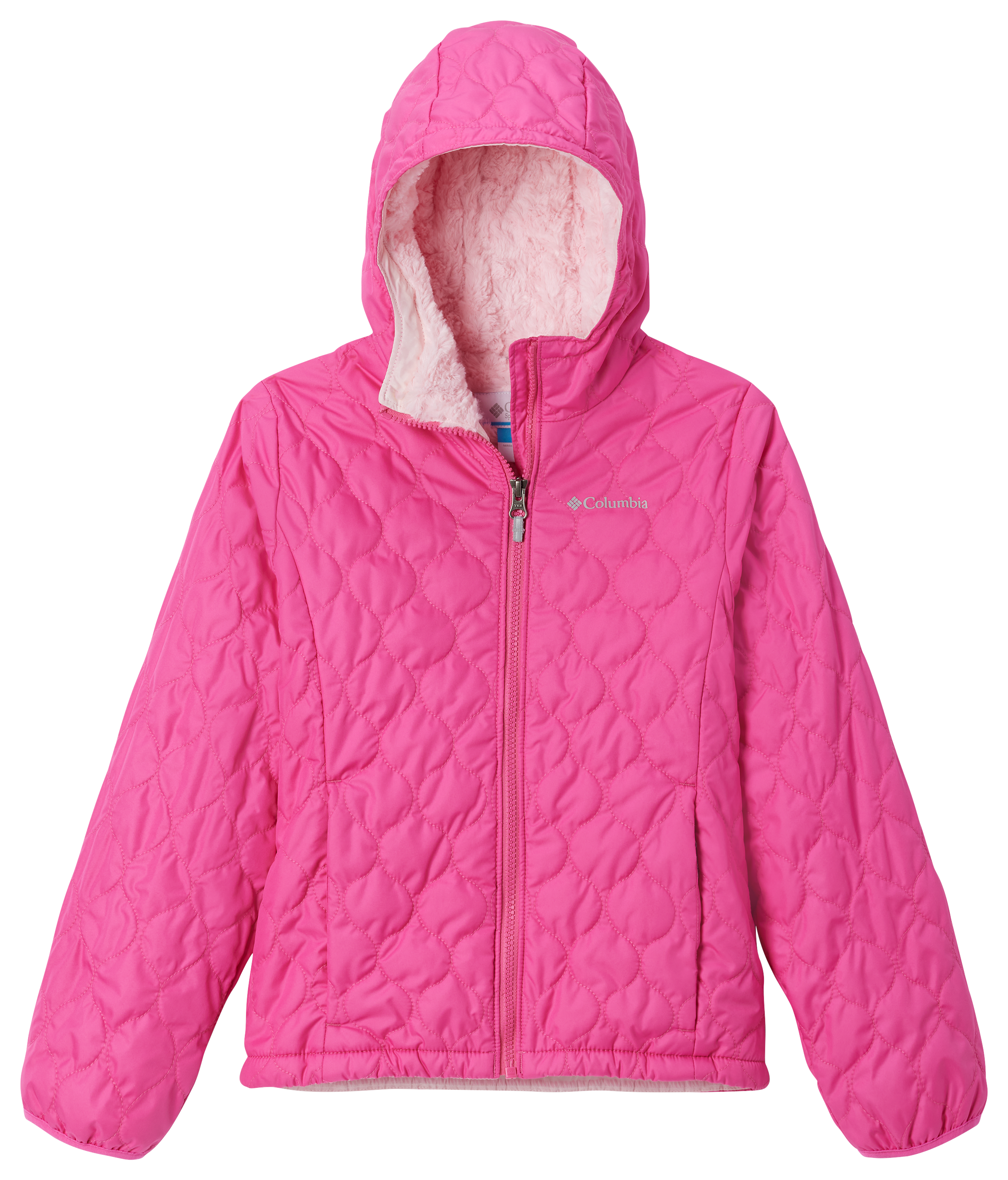 Image of Columbia Bella Plush II Jacket for Kids - Pink Ice - XXS