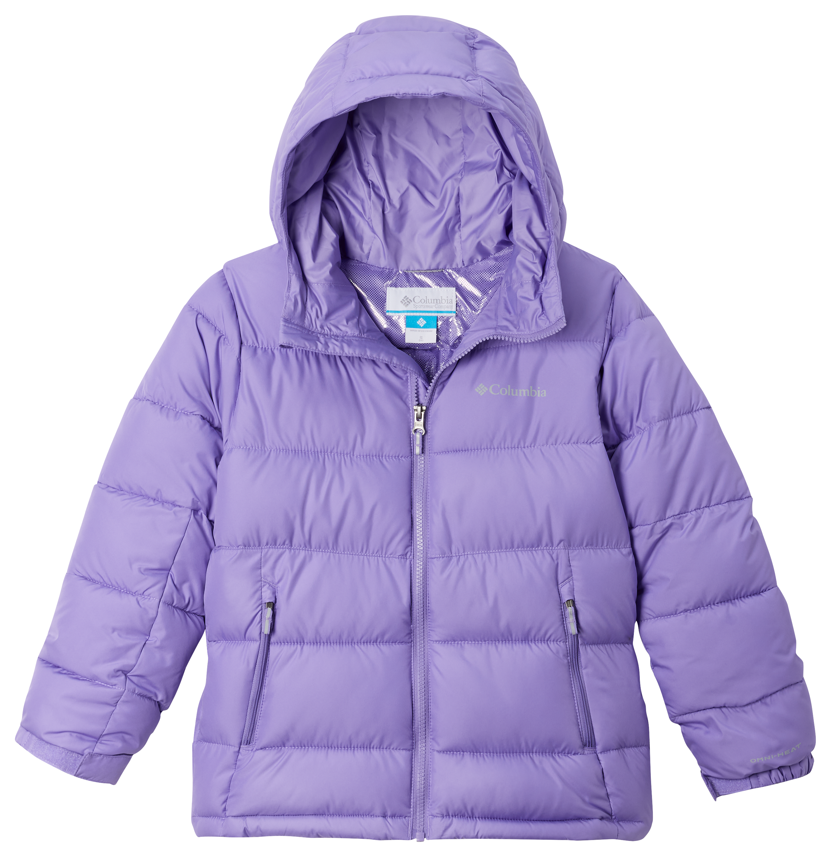 Image of Columbia Pike Lake II Hooded Jacket for Kids - Paisley Purple - XL