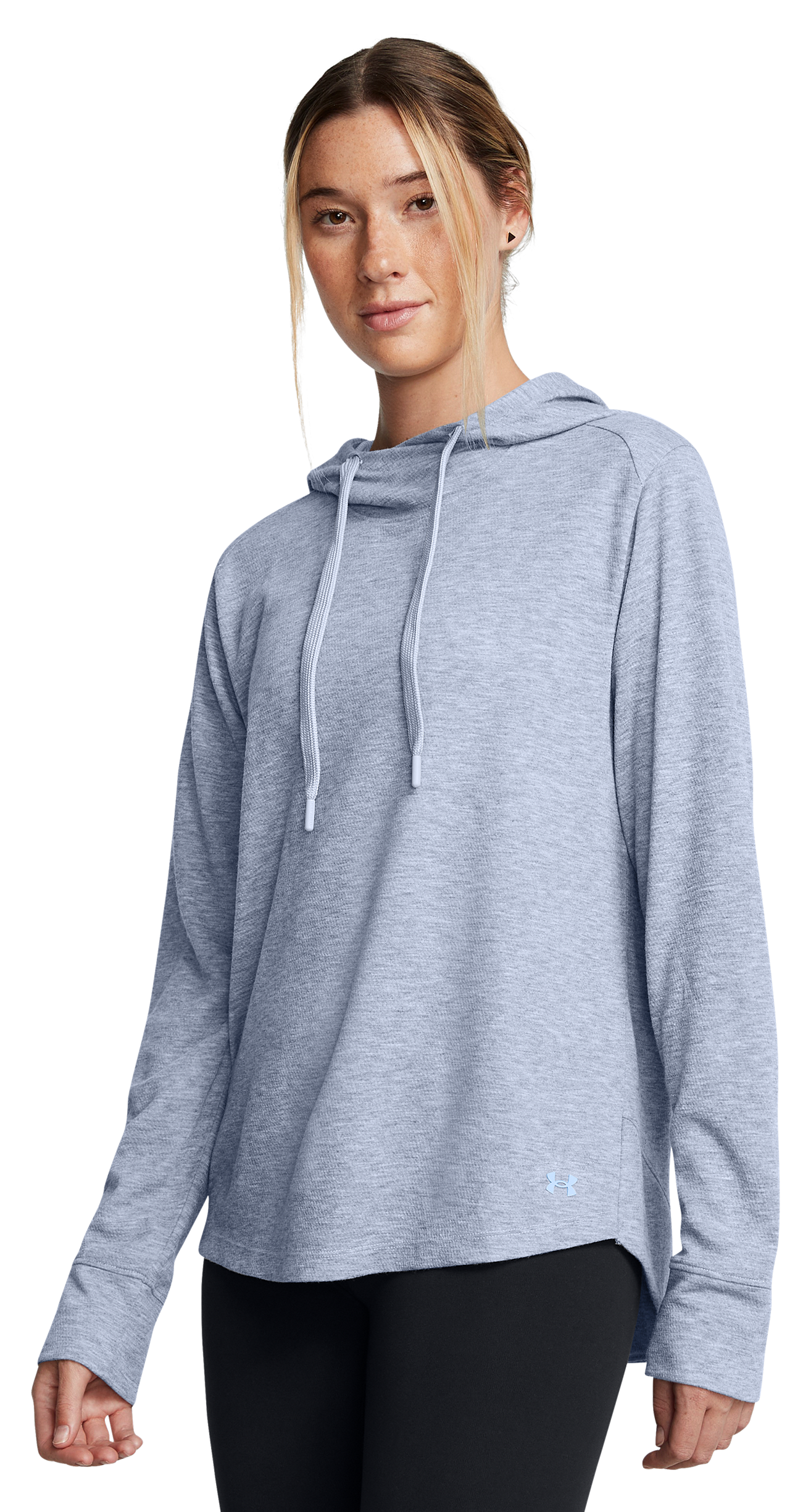 Image of Under Armour ColdGear Infrared Long-Sleeve Hoodie for Ladies - Nimbus Blue/Horizon Blue - S