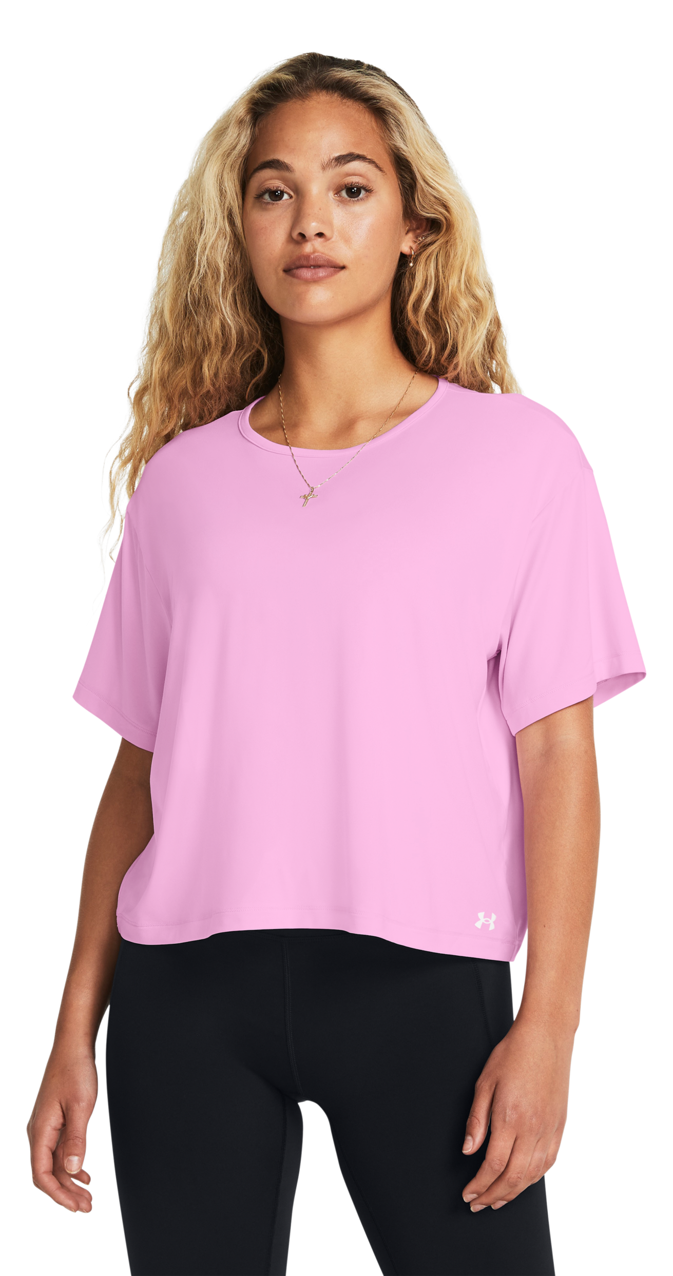 Image of Under Armour Motion Short-Sleeve T-Shirt - Stellar Pink