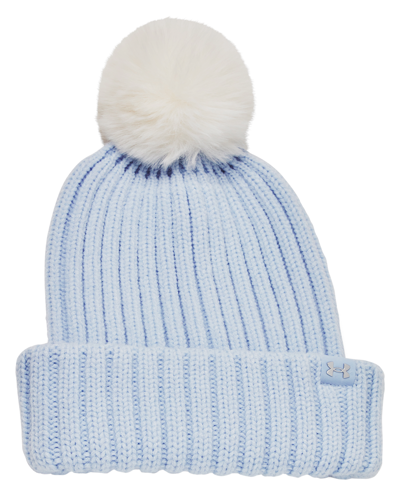 Image of Under Armour Halftime Pom Beanie for Ladies - Nimbus Blue