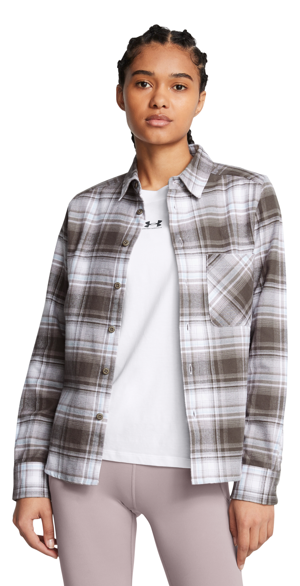 UNDER ARMOUR Expanse Flannel Shirt for Ladies