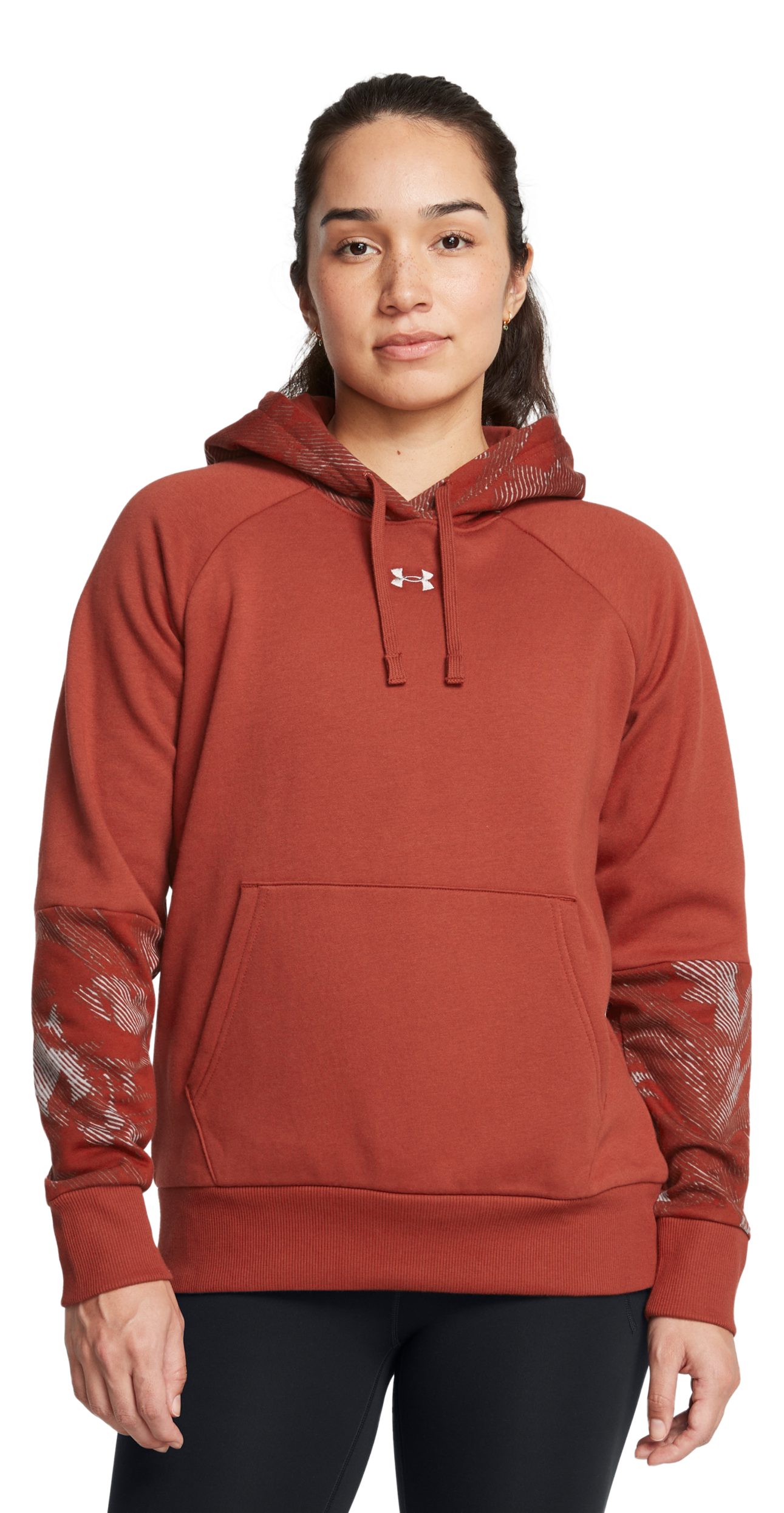 UNDER ARMOUR Rival Blocked Hoodie for Ladies