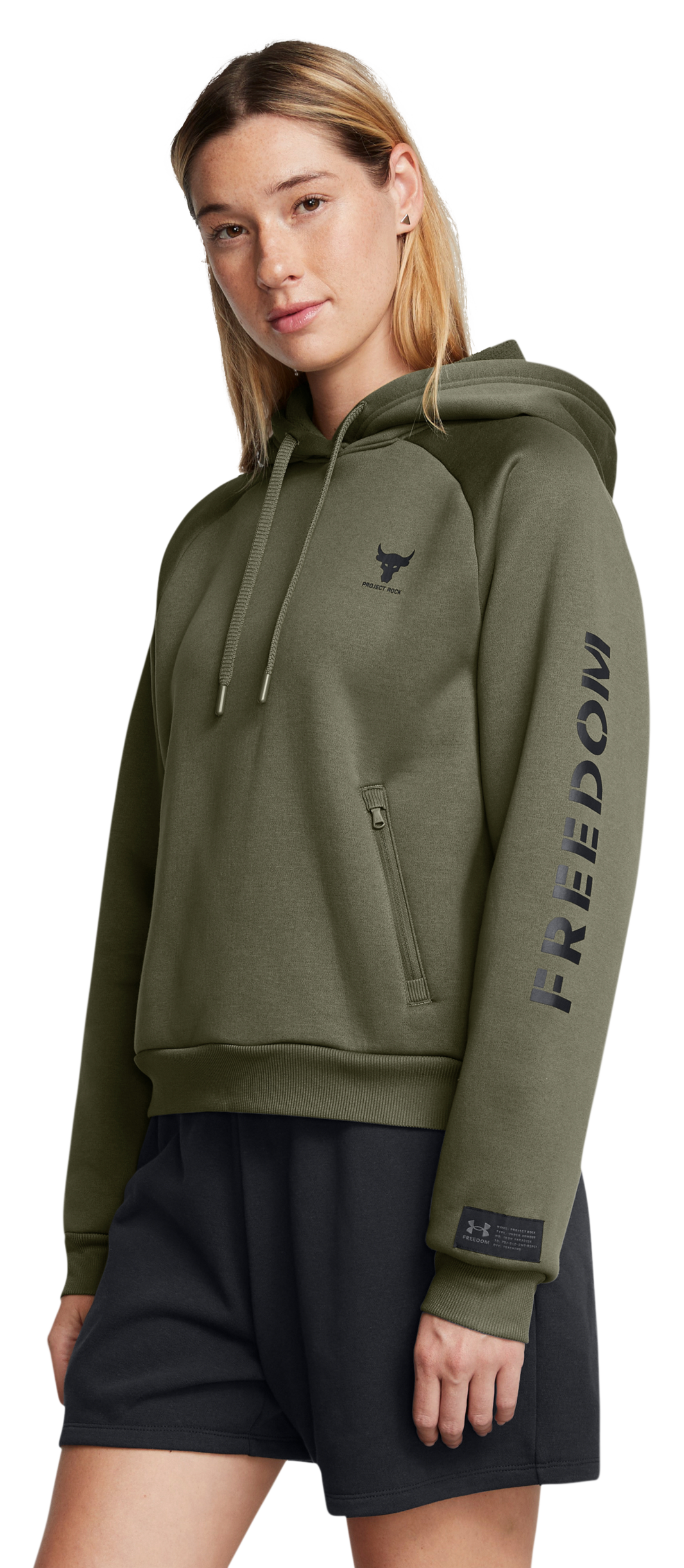 Under Armour Project Rock Freedom Bull Hoodie for Ladies                                                                        