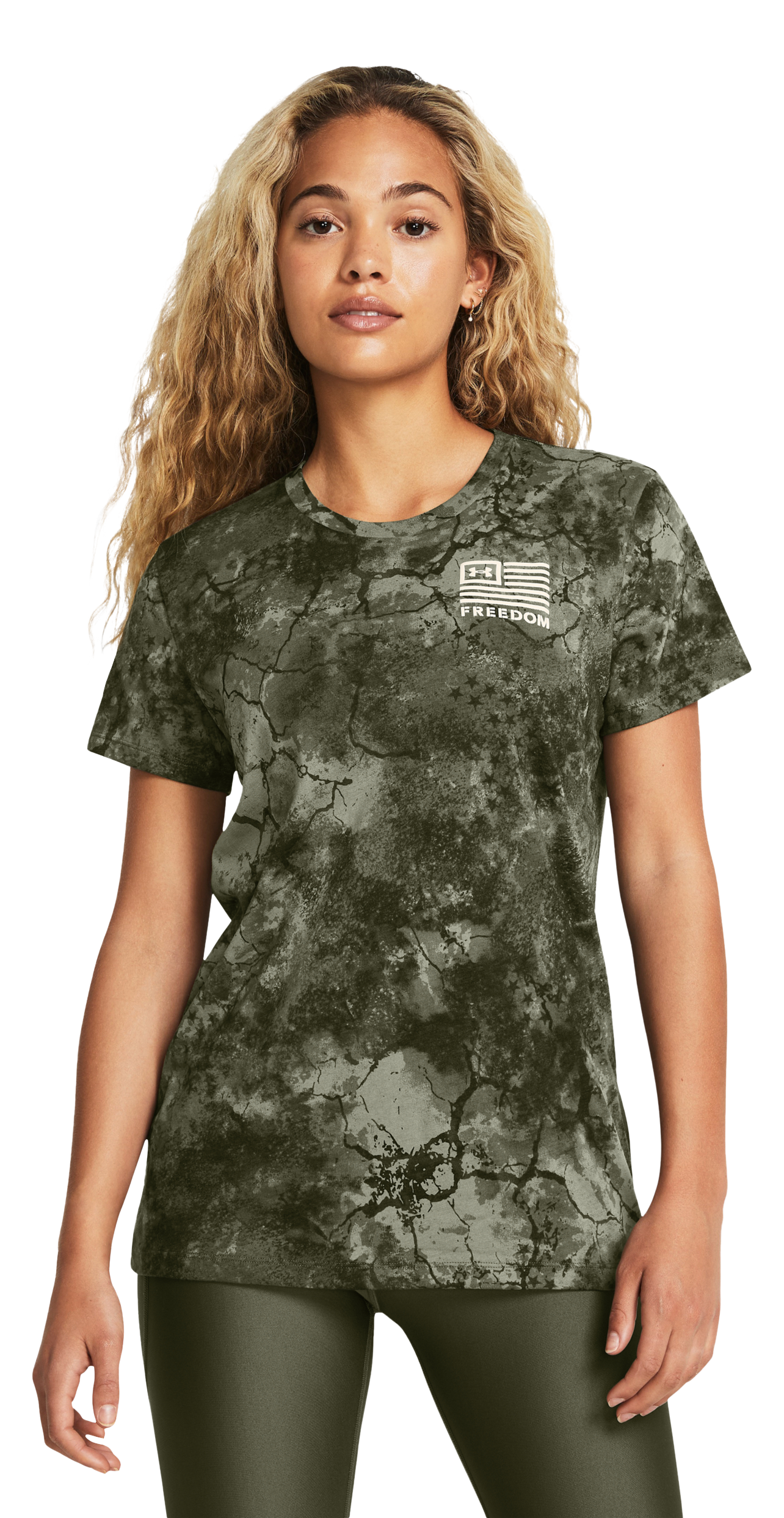 Under Armour Freedom Amp Short-Sleeve T-Shirt for Ladies                                                                        