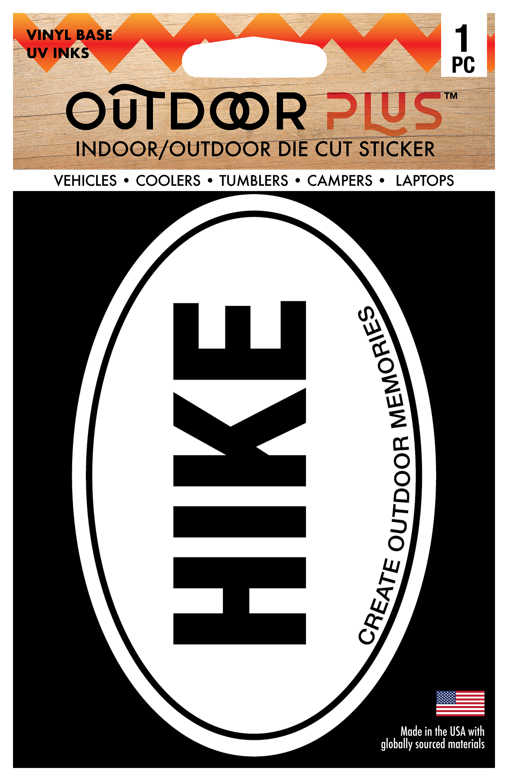 Image of Outdoor-Plus Hike Sticker