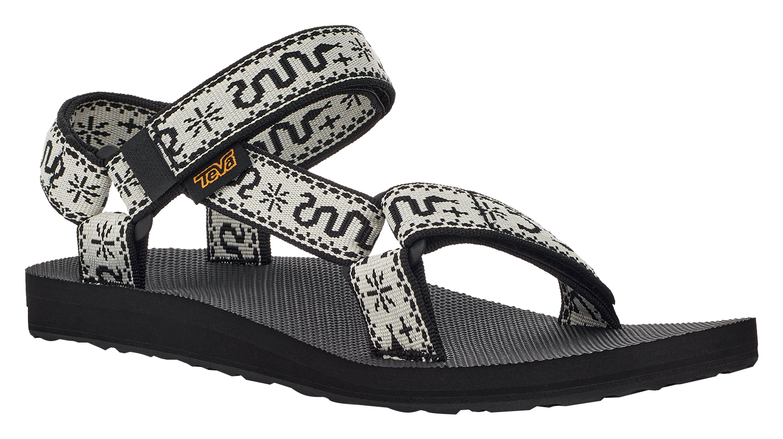 Image of Teva Original Universal Slingback Sandals for Ladies - Bandana White/Black - 6M