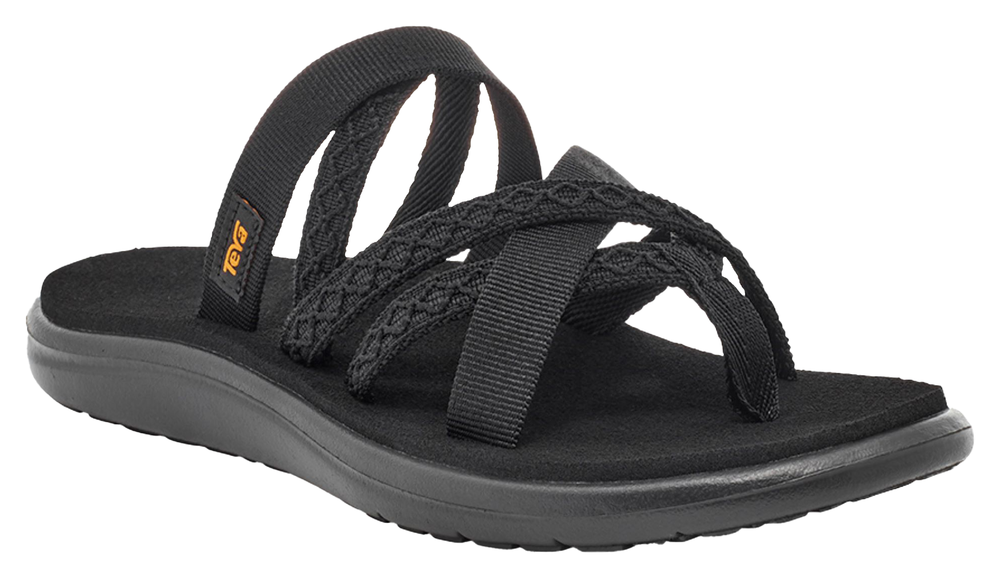 Image of Teva Voya Zillesa Slip-On Sandals for Women - Mahani Black - 6M