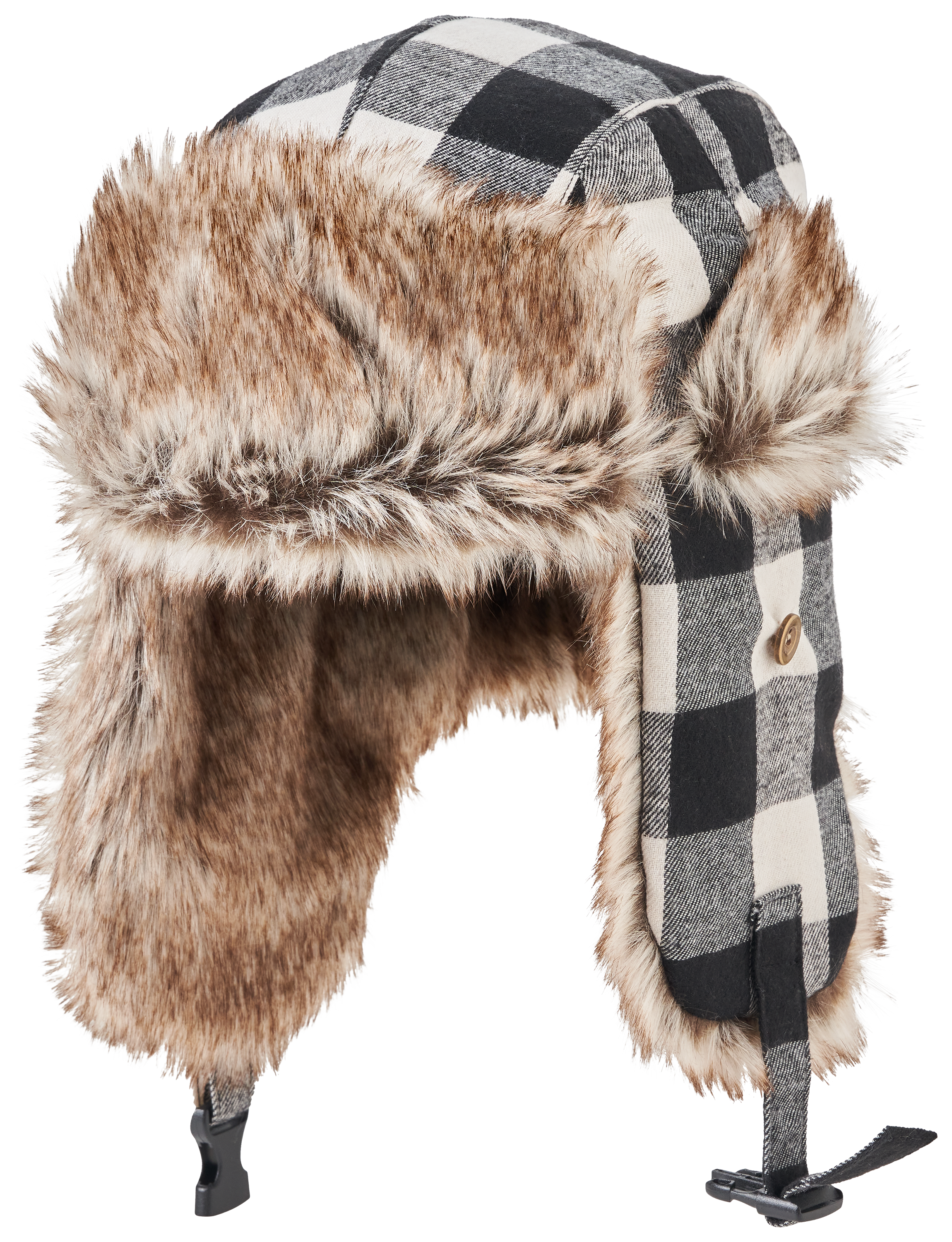 NATURAL REFLECTIONS Buffalo Plaid Trapper Hat
