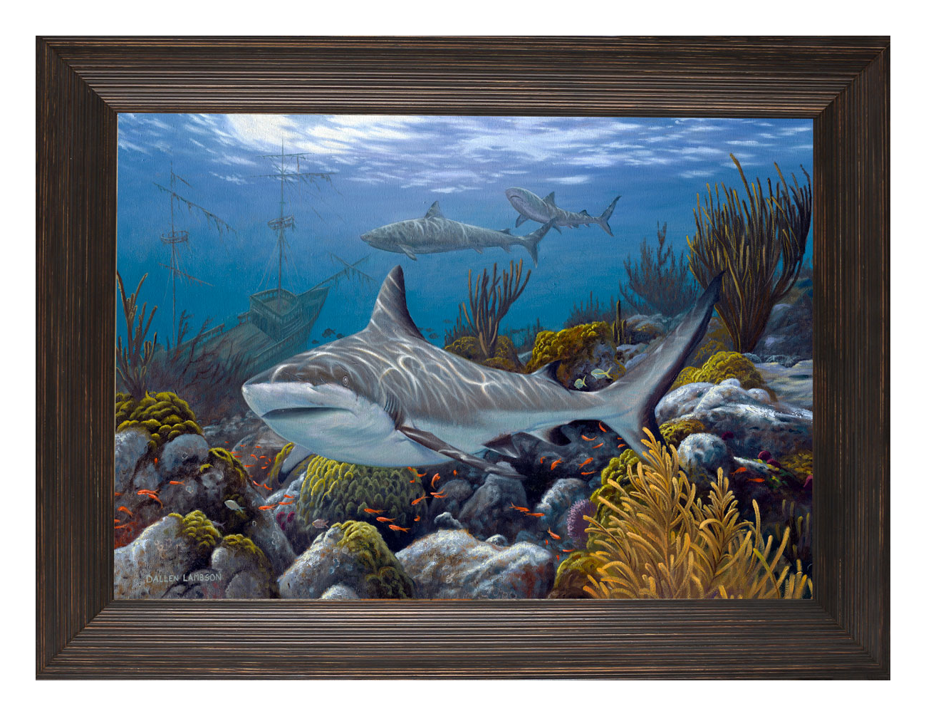 ROCKY MOUNTAIN Publishing Treasure Hunter Framed Giclee Wall Art by Dallen Lambson