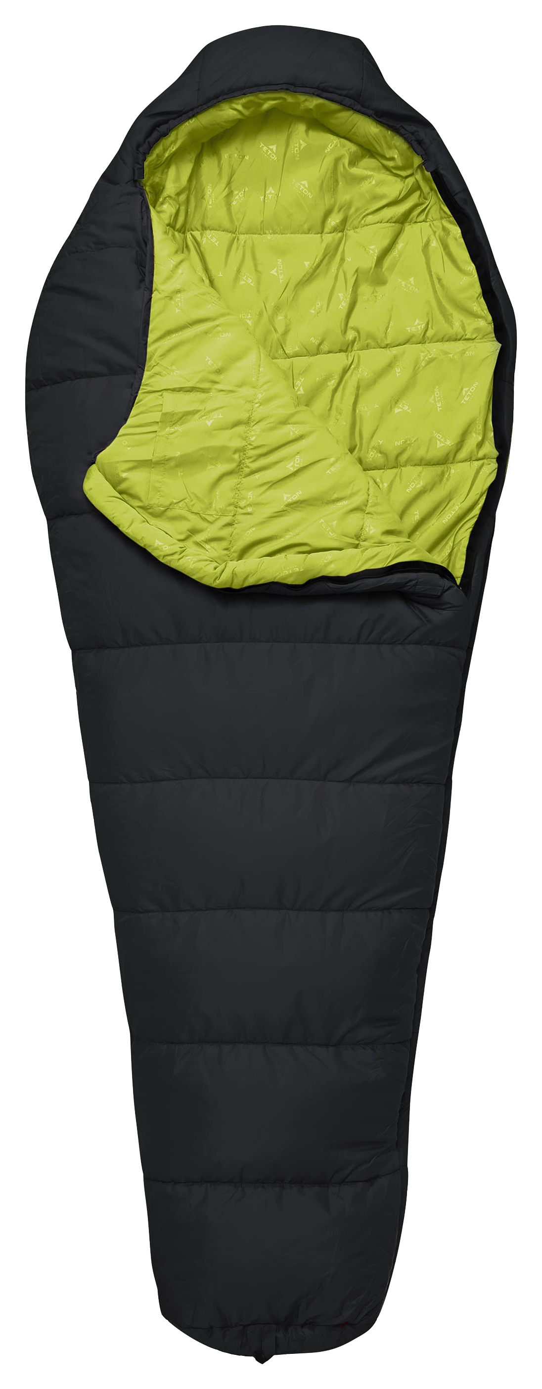 Image of TETON Sports LEEF 0°F Mummy Sleeping Bag - Regular - Black/Sage