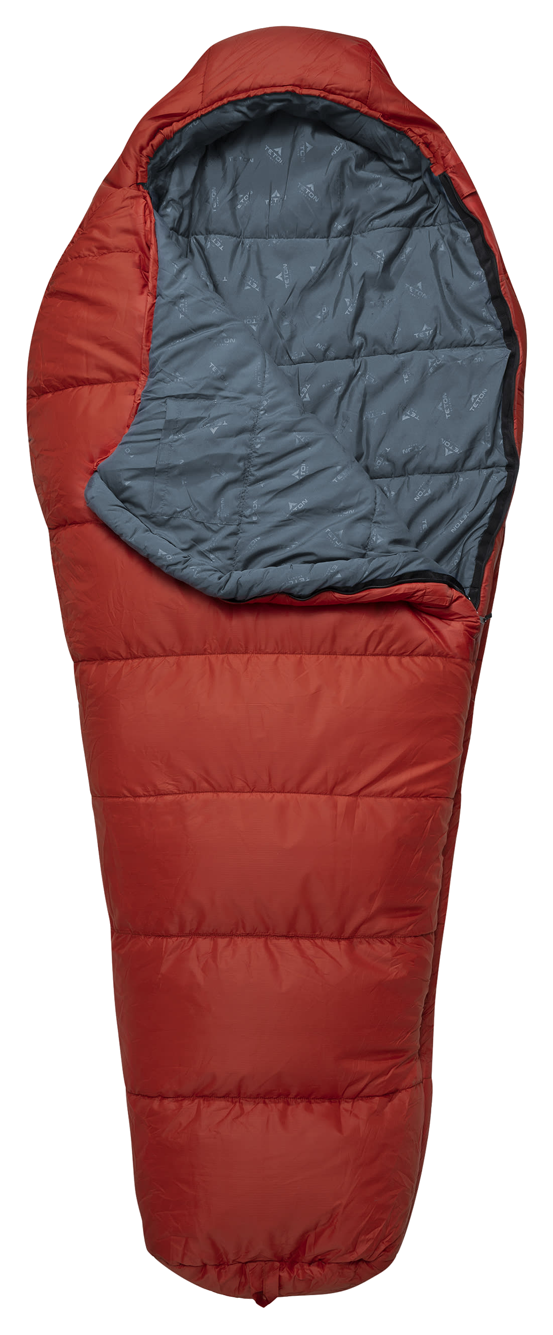 Image of TETON Sports LEEF 20°F Mummy Sleeping Bag - Short - Fire/Slate