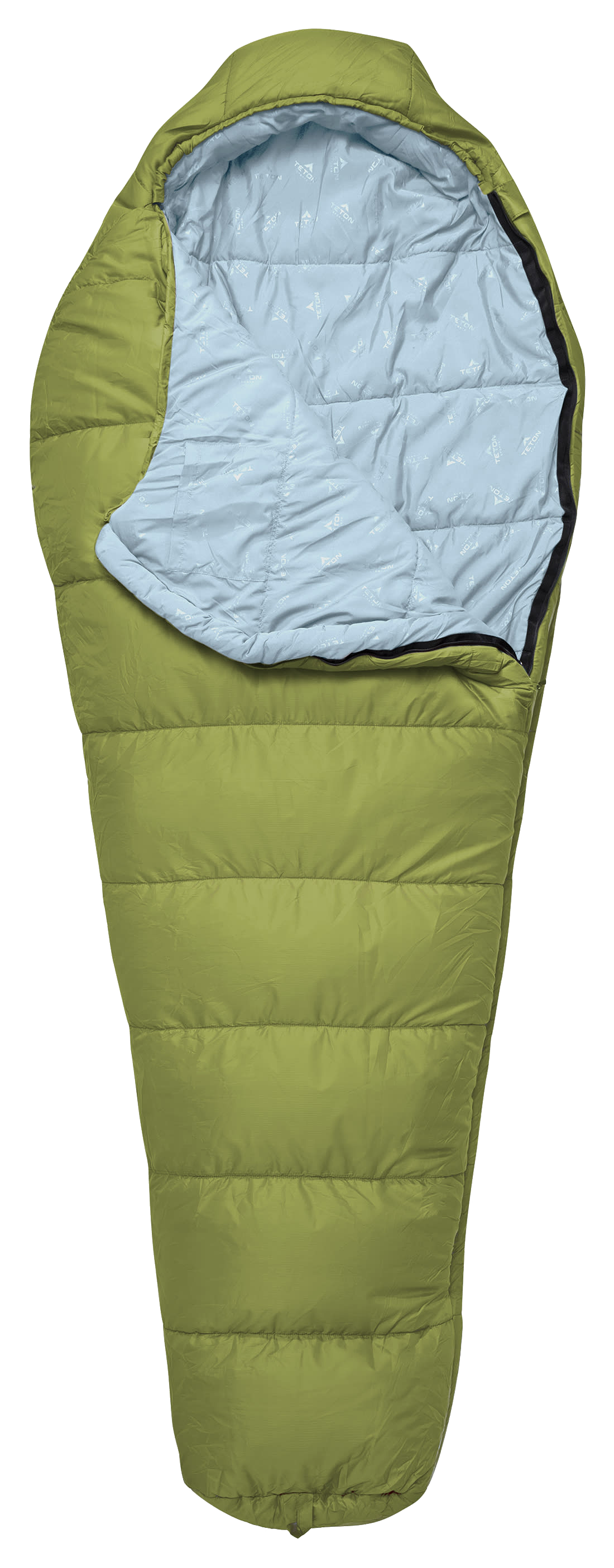 Image of TETON Sports LEEF 20°F Mummy Sleeping Bag - Regular - Moss/Sky