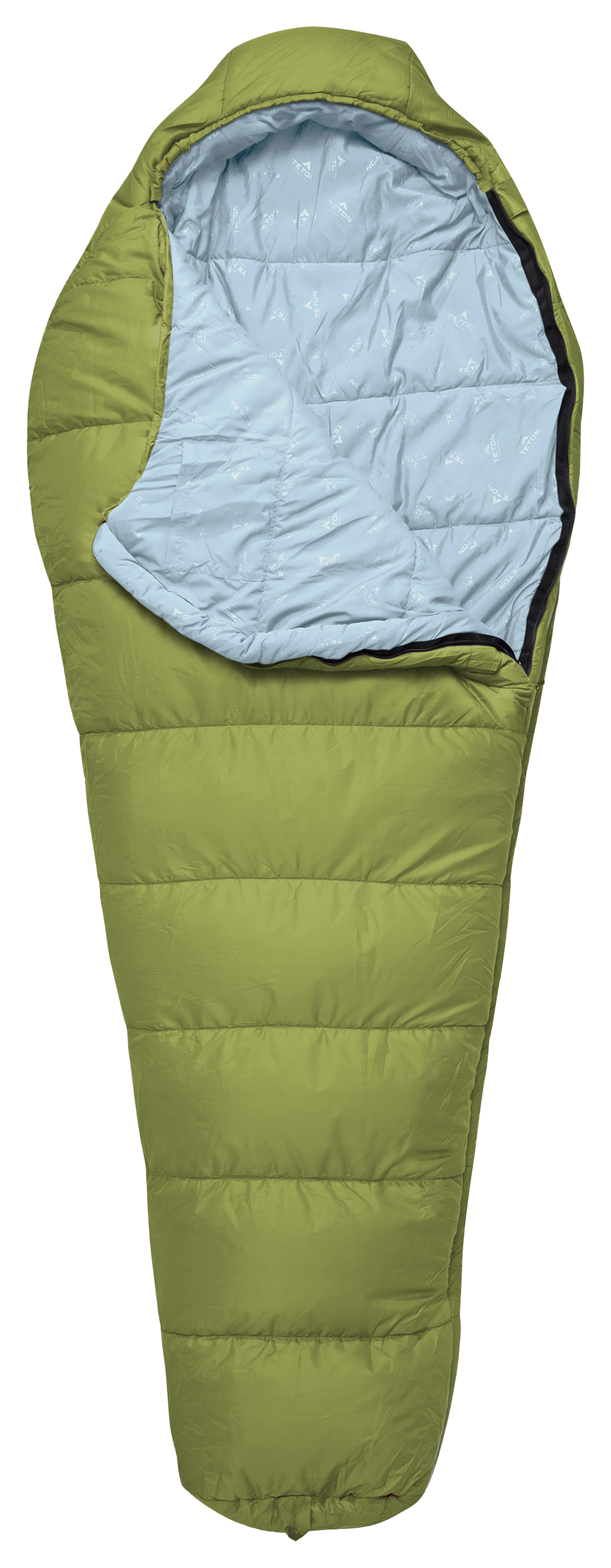 Image of TETON Sports LEEF 30°F Mummy Sleeping Bag - Regular - Moss/Sky